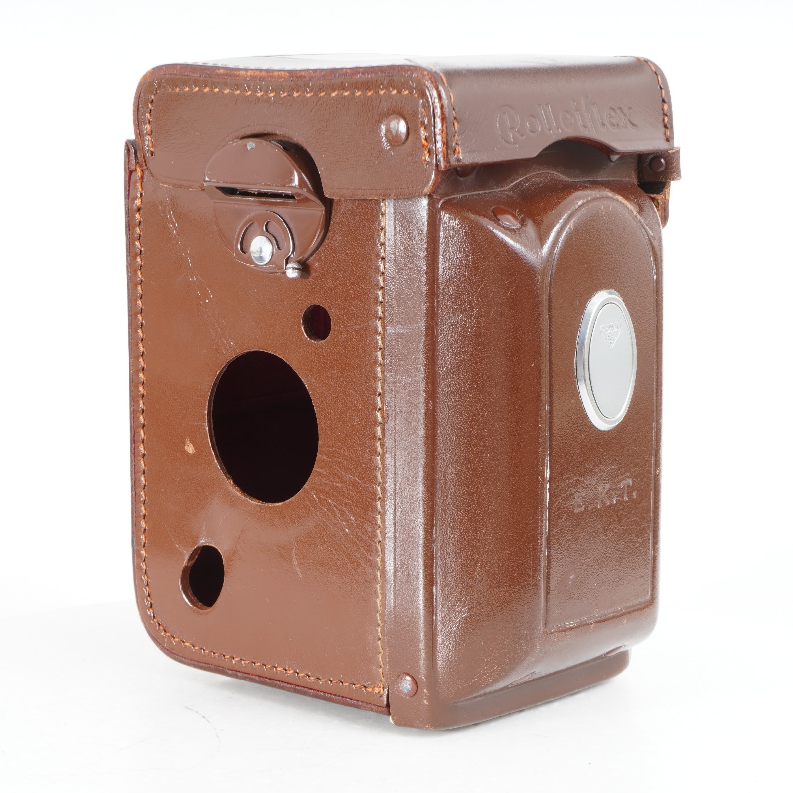 :[EX+++] Rolleiflex Genuine Leather Camera Case w/ Meter Cover for 2.8F & 3.5F