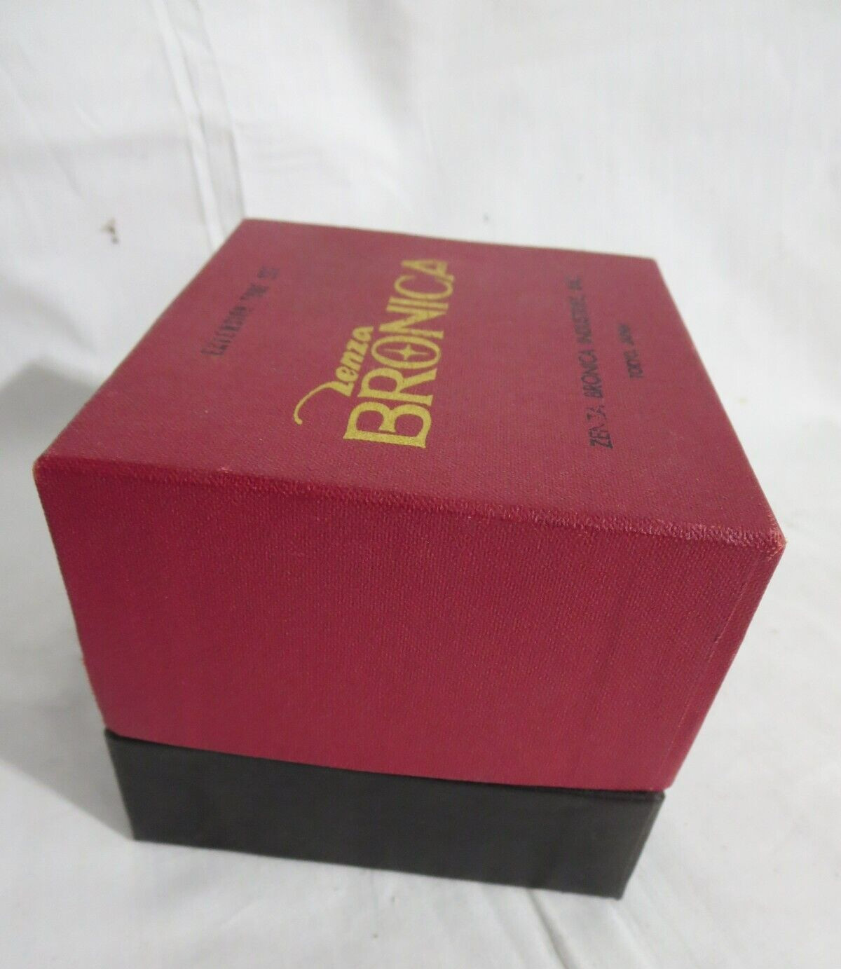 Vintage Zenza Bronica Extension Tube Set BOX ONLY
