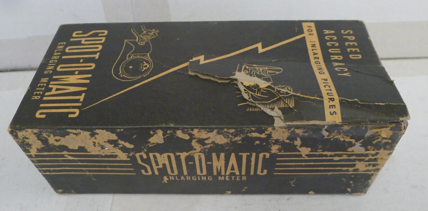 Kinnard Spot-O-Matic Enlarging Meter with Box & Instructions Vintage – UNtested
