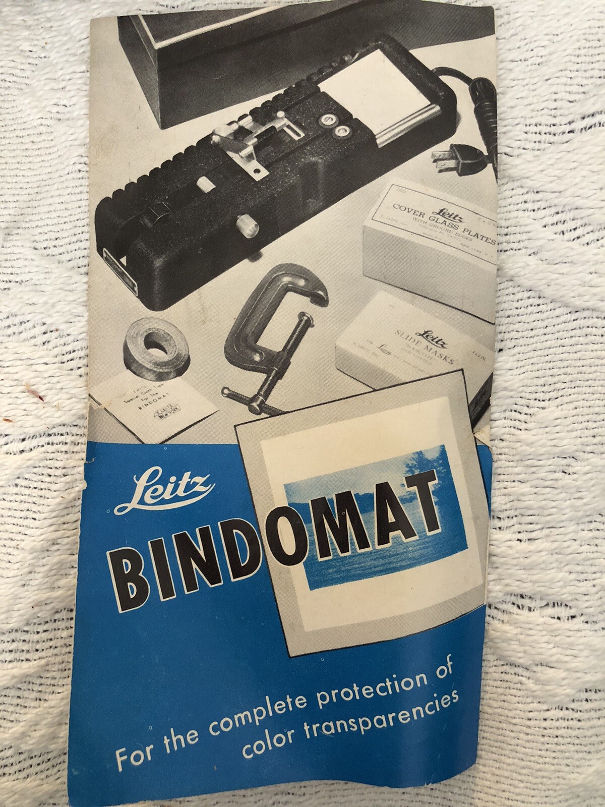 Leica Bindomat #69052 Leitz NY Lighted Slide Cutting and Mounting Tool USED
