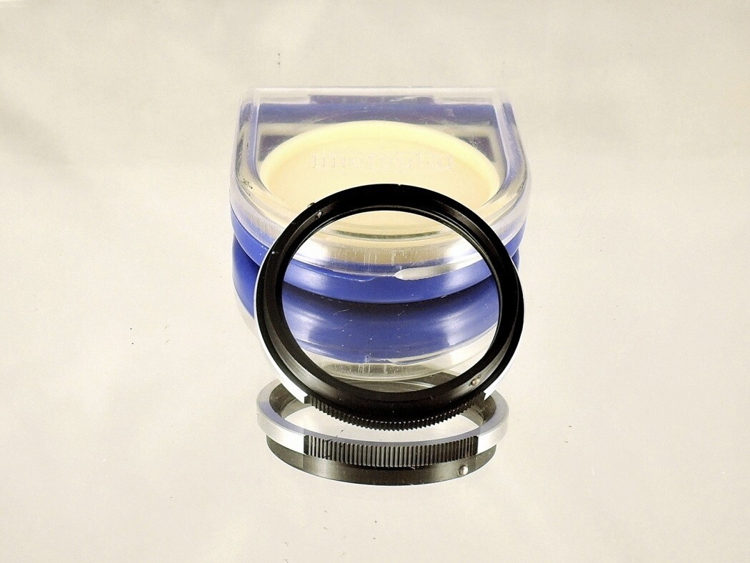 Flexaret UV B36 Filter Meopta Accessories Bayonet RARE + right blue plastic box.