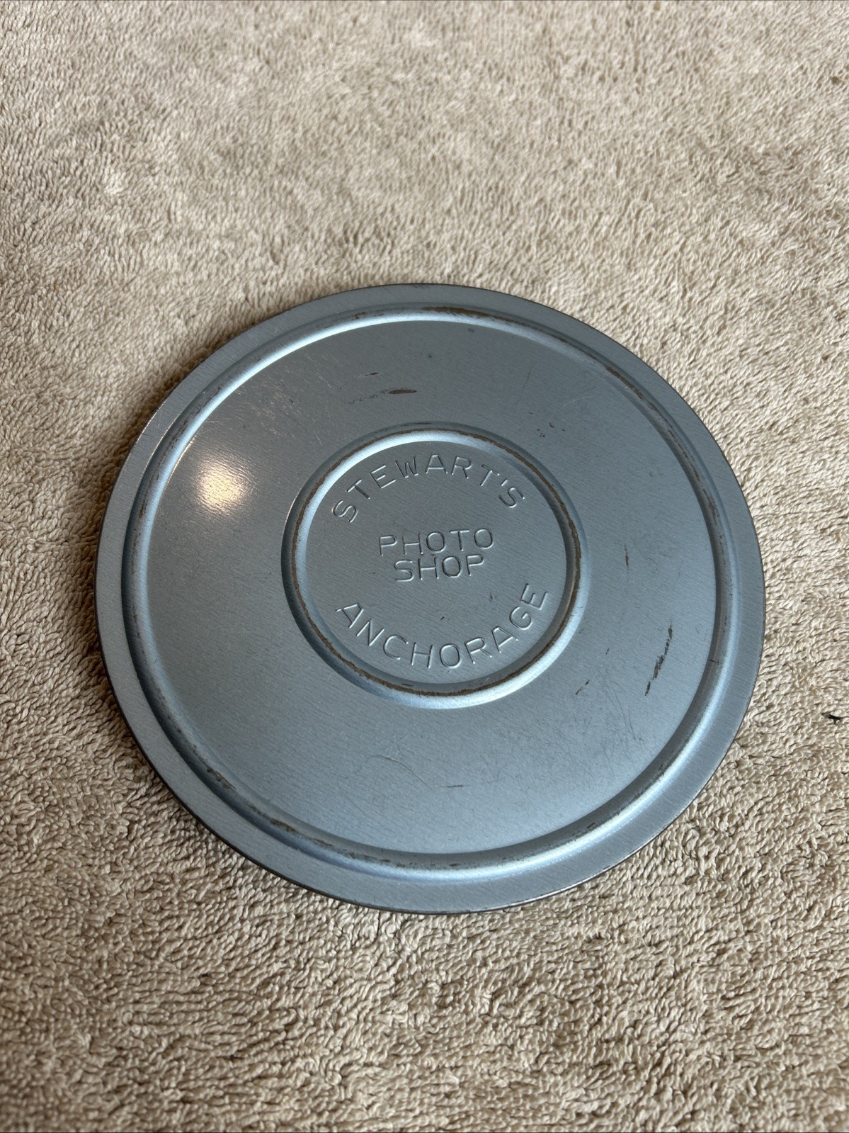 Vintage Stewart’s Anchorage 6″ Film Canister With 5″ Compco Reel. 100-R01