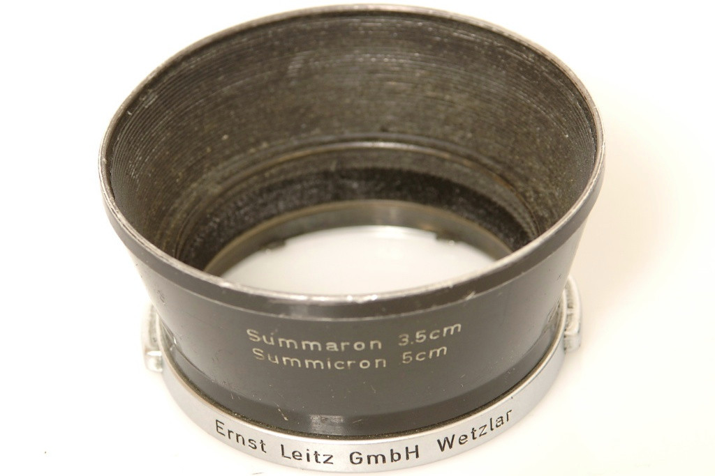 ✅ LEICA HOOD, SUN SHADE 3.5CM SUMMARON, 50MM SUMMICRON LENSES ‘ITDOO’ ORIGINAL