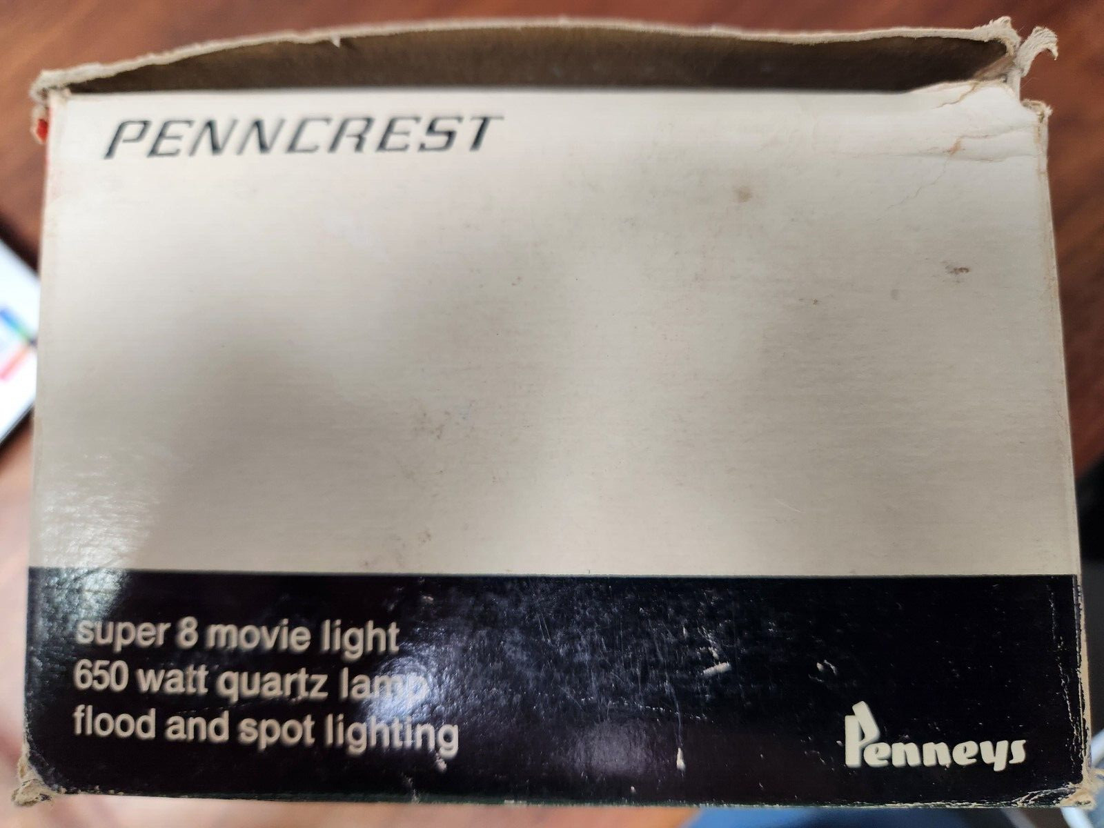 Working Penneys Pennecrest Super 8 Movie Light 650 Watt Quartz Lamp/Flood/Spot