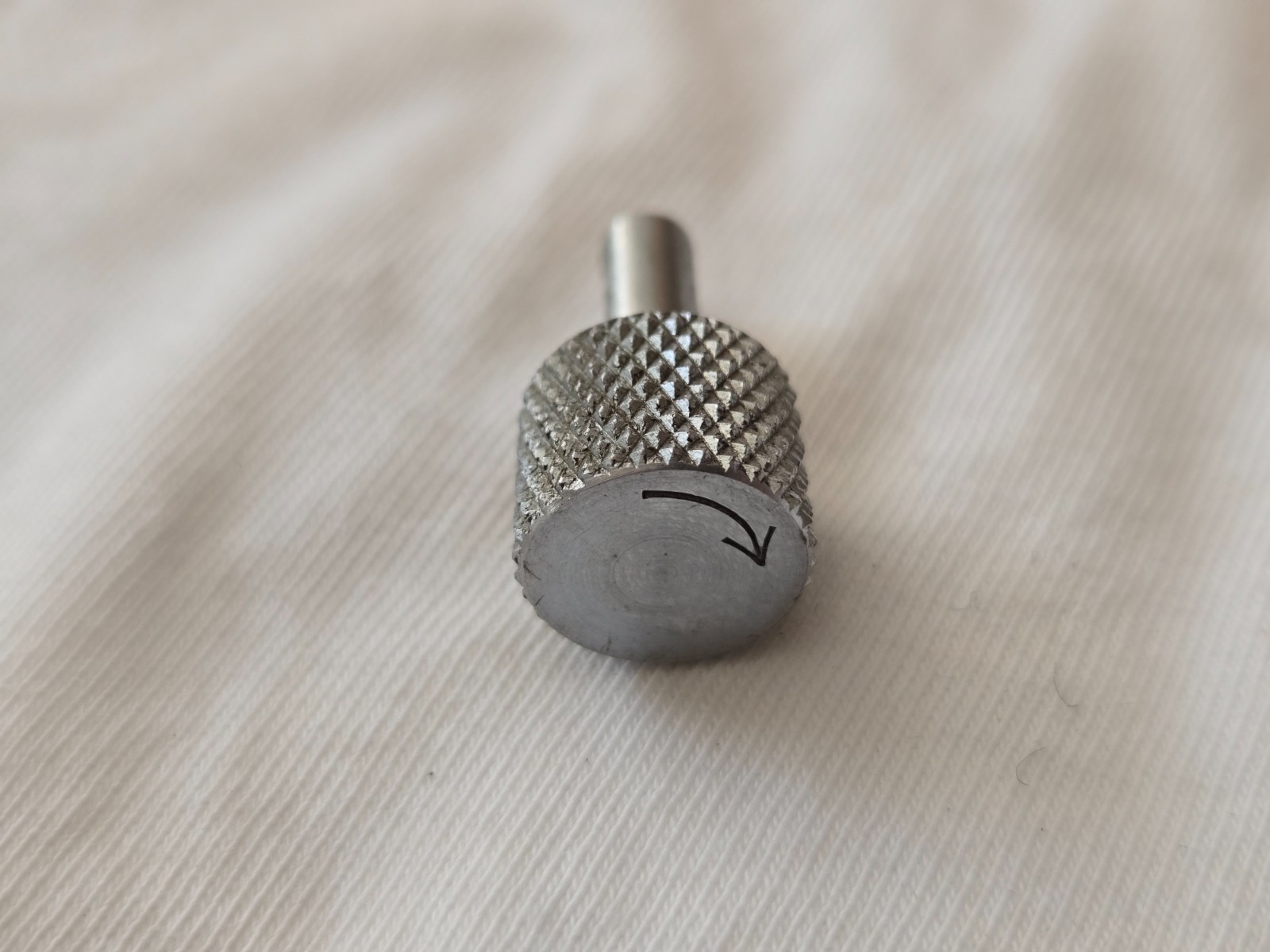 Original OEM Parts Leitz Leica IIIC IIIF (3C/3F) Camera Chrome Rewind Knob