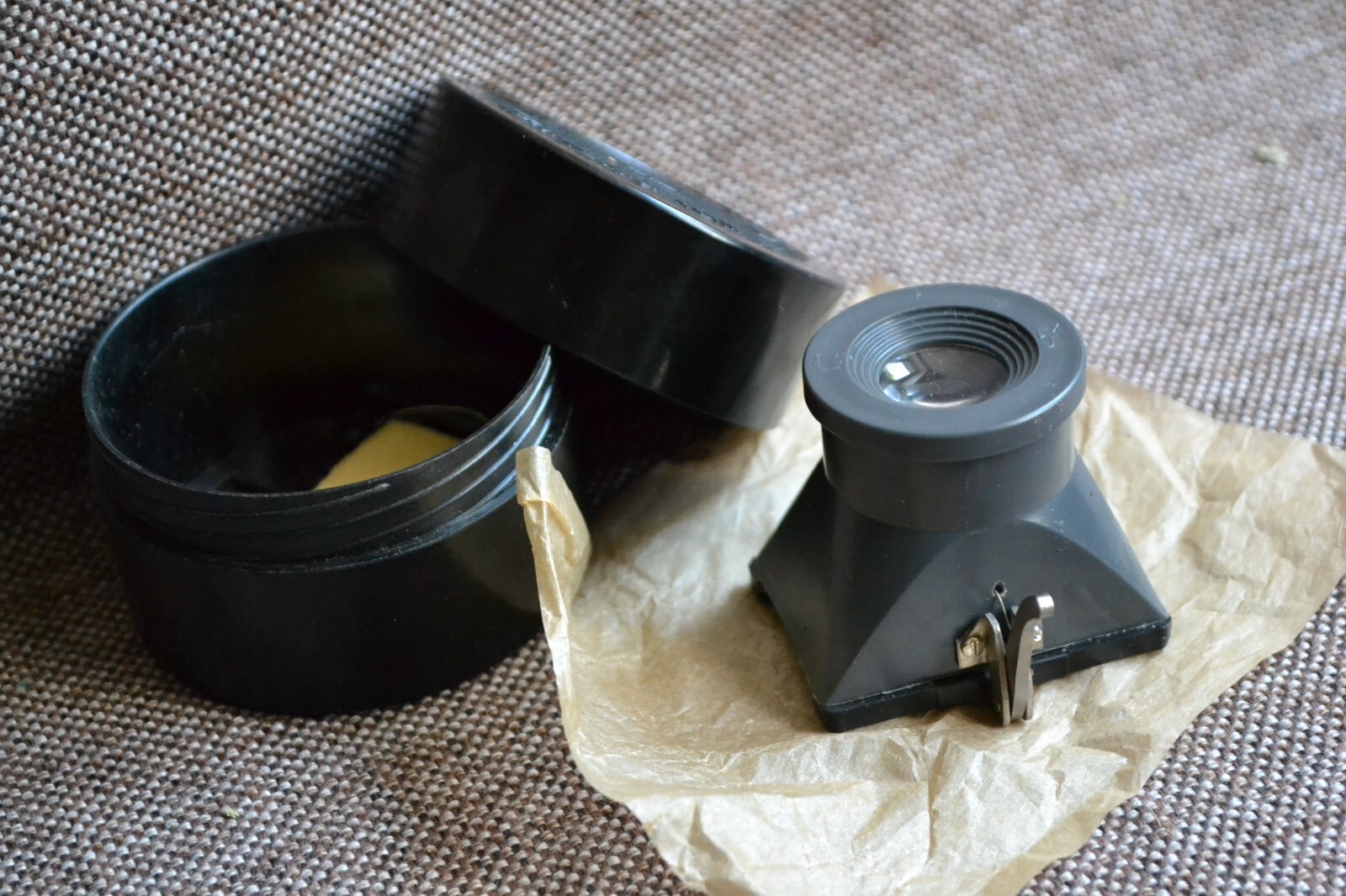 Vintage Magnifying Loupe L-5 For Viewing Film Frames USSR