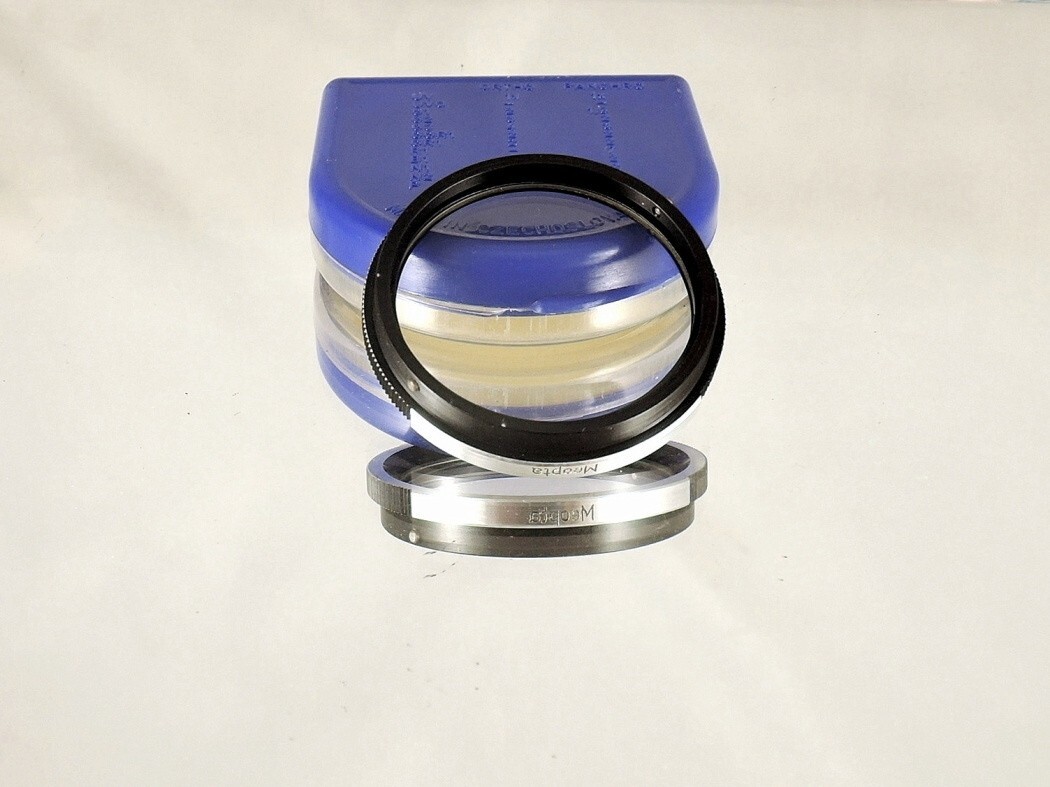 Flexaret UV B36 Filter Meopta Accessories Bayonet RARE + right blue plastic box.
