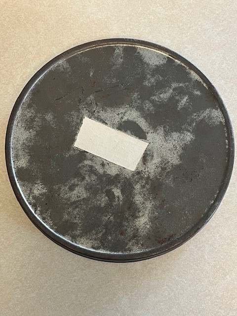 Vintage Eastman Kodak 16mm Film Reel Can from BBC news 7″