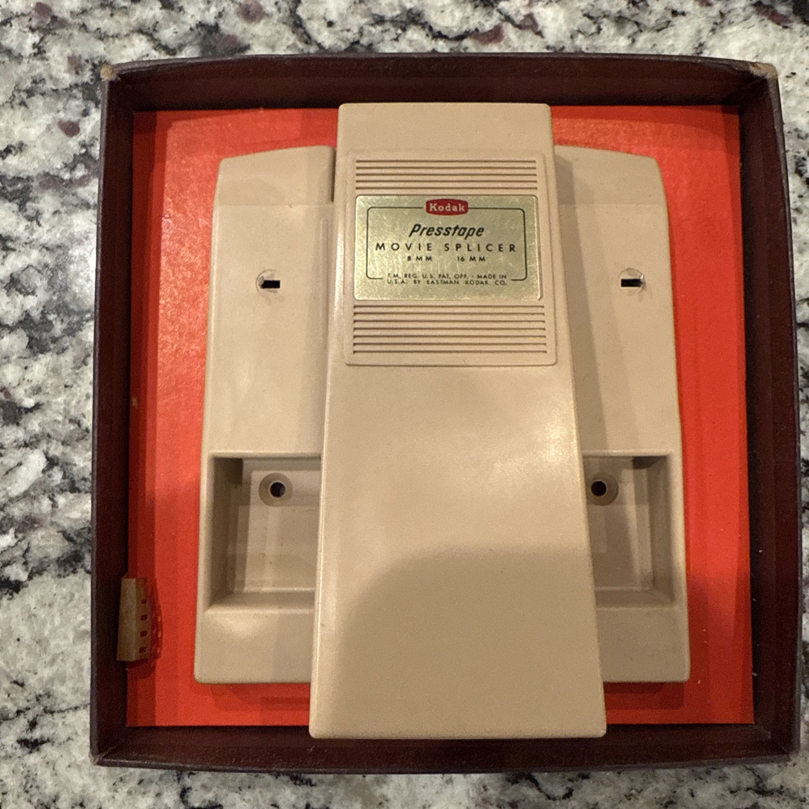 Kodak Presstape Movie Splicer 8mm And 16mm Original Box No 64 Vintage USA Made