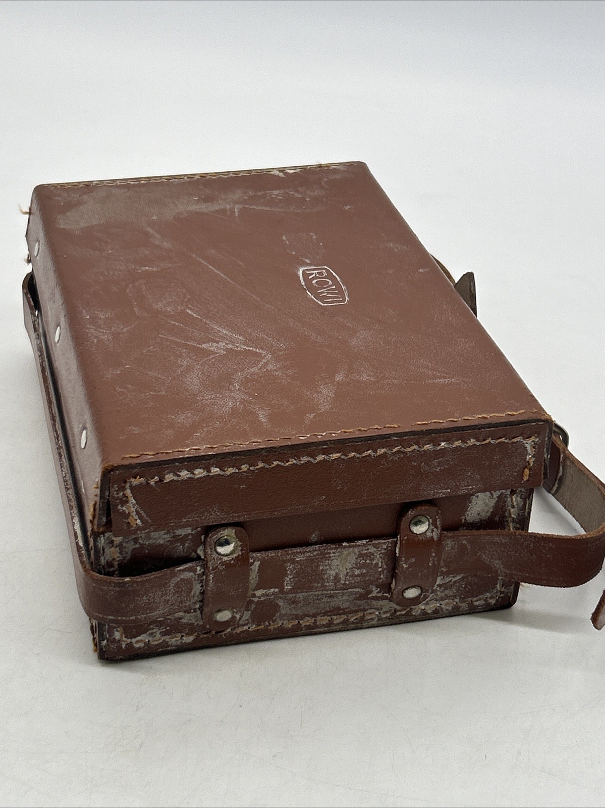 Vintage ROWI Camera Gear Stand Mounting Accessories W/Hard Leather Case Germany
