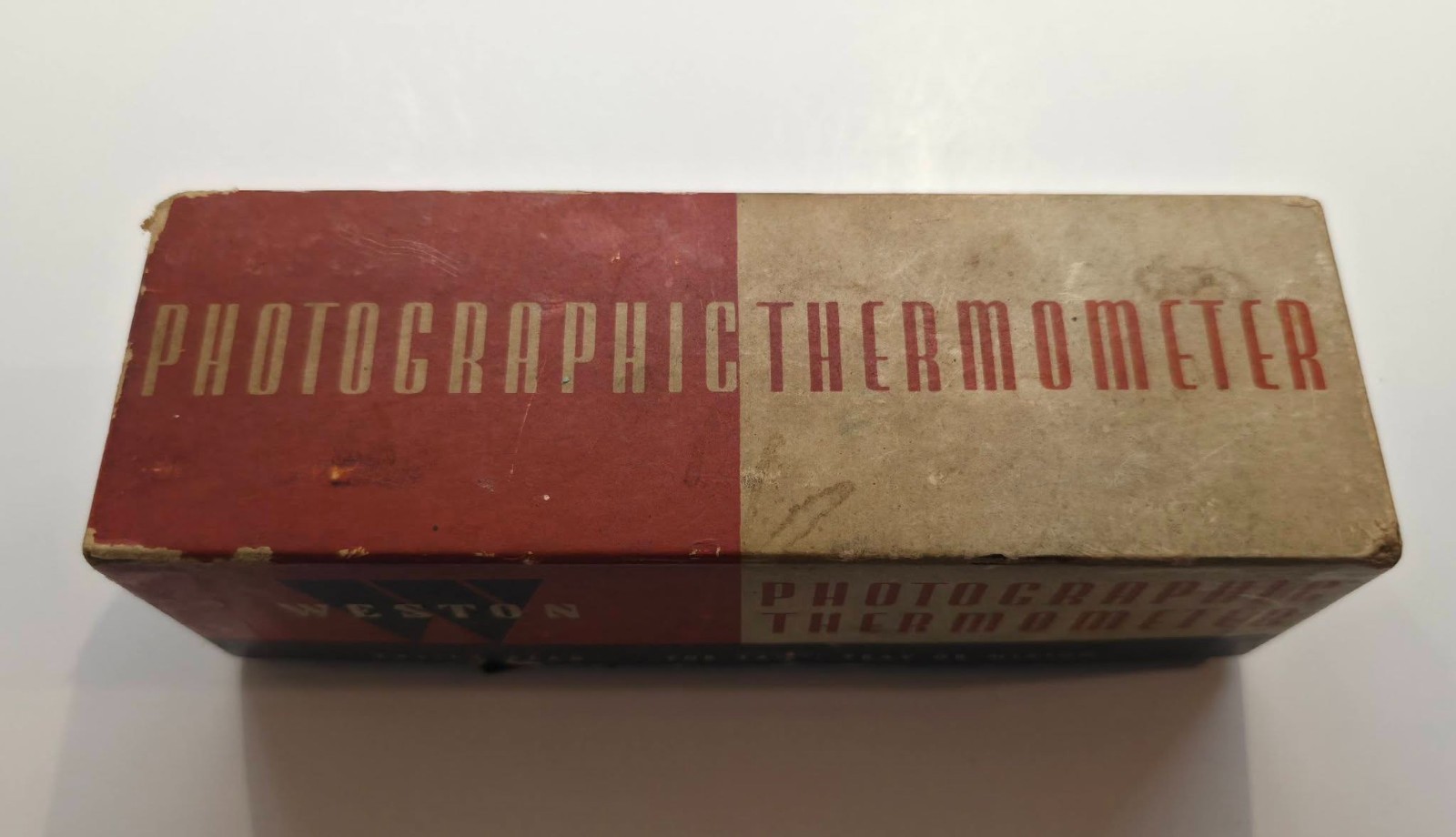 VINTAGE WESTON PHOTOGRAPHIC THERMOMETER IN ORIGINAL BOX