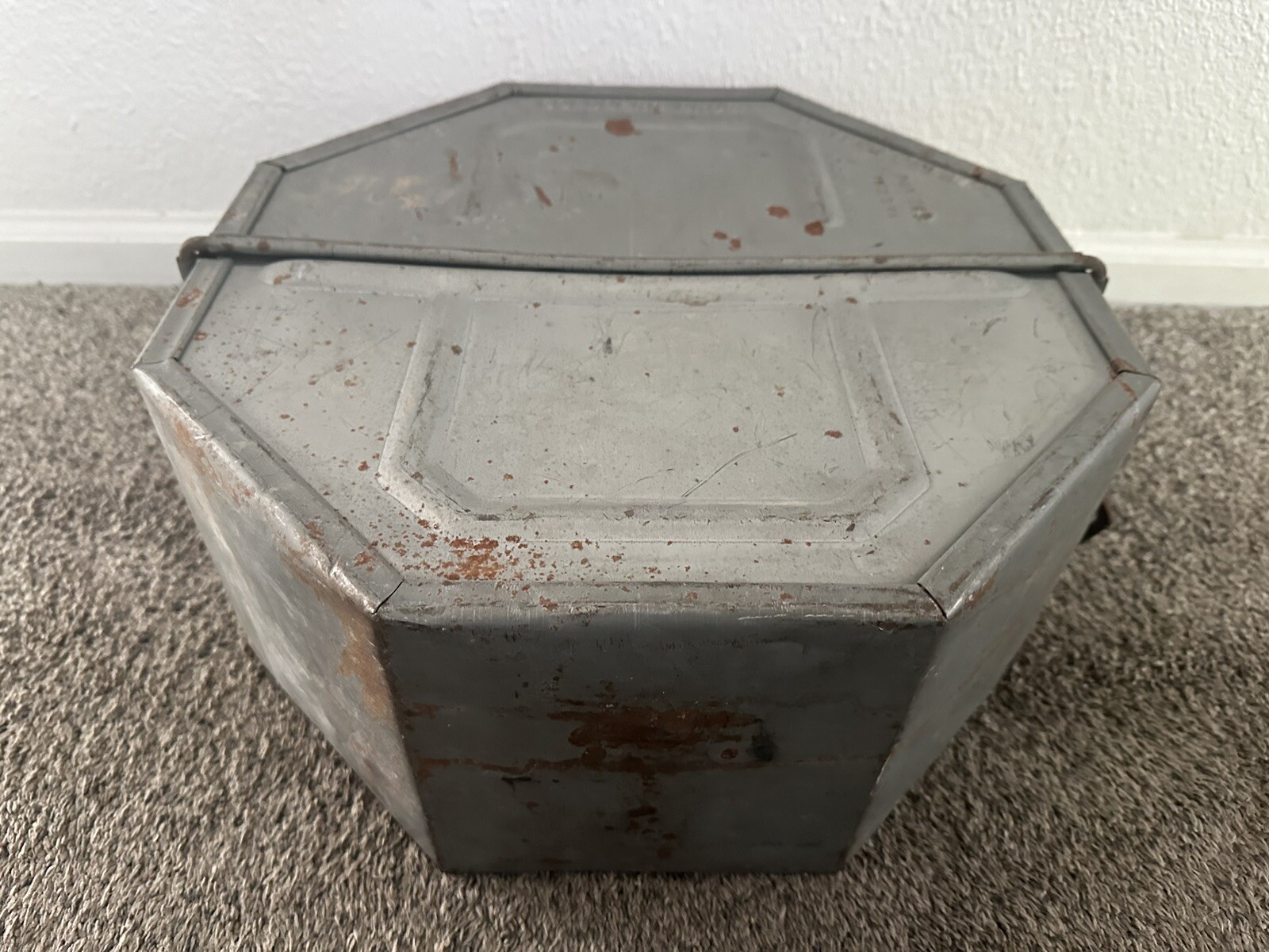 Goldberg Bros DENVER, CO. Film Reel Shipping Container Theater MOVIE Hollywood