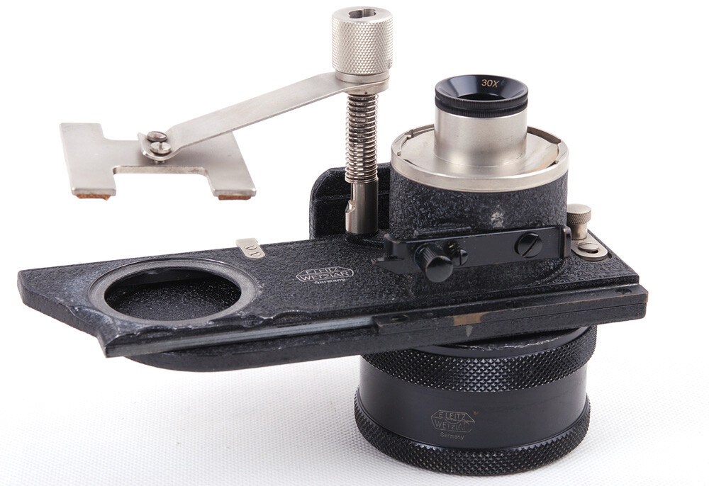 Ex++ Leica Leitz OOZAB Focusing Stage Old Type with Box