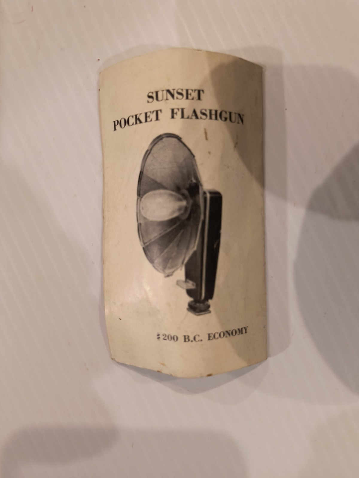 Vintage Sunset Folding Pocket Camera Flash Photography – Parts Only