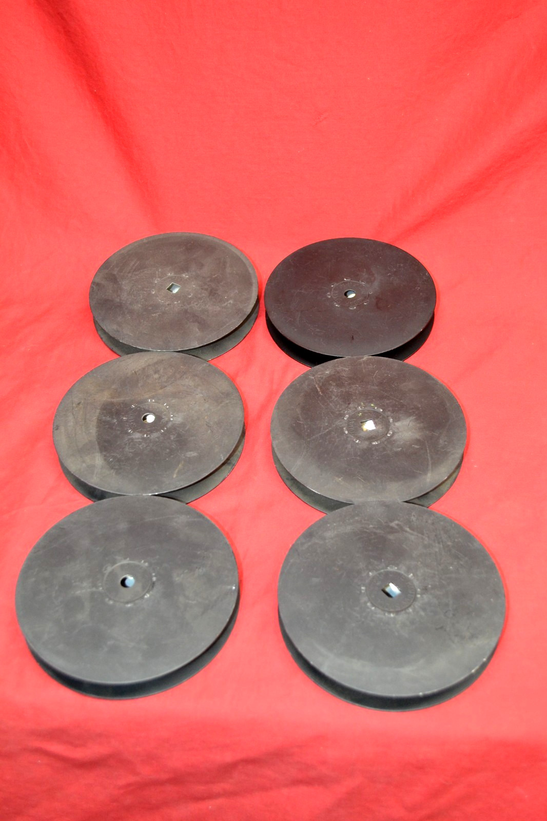 6) 16mm CINE KODAK 100FT FILM SPOOLS TAKE UP REELS for MOVIE CAMERA