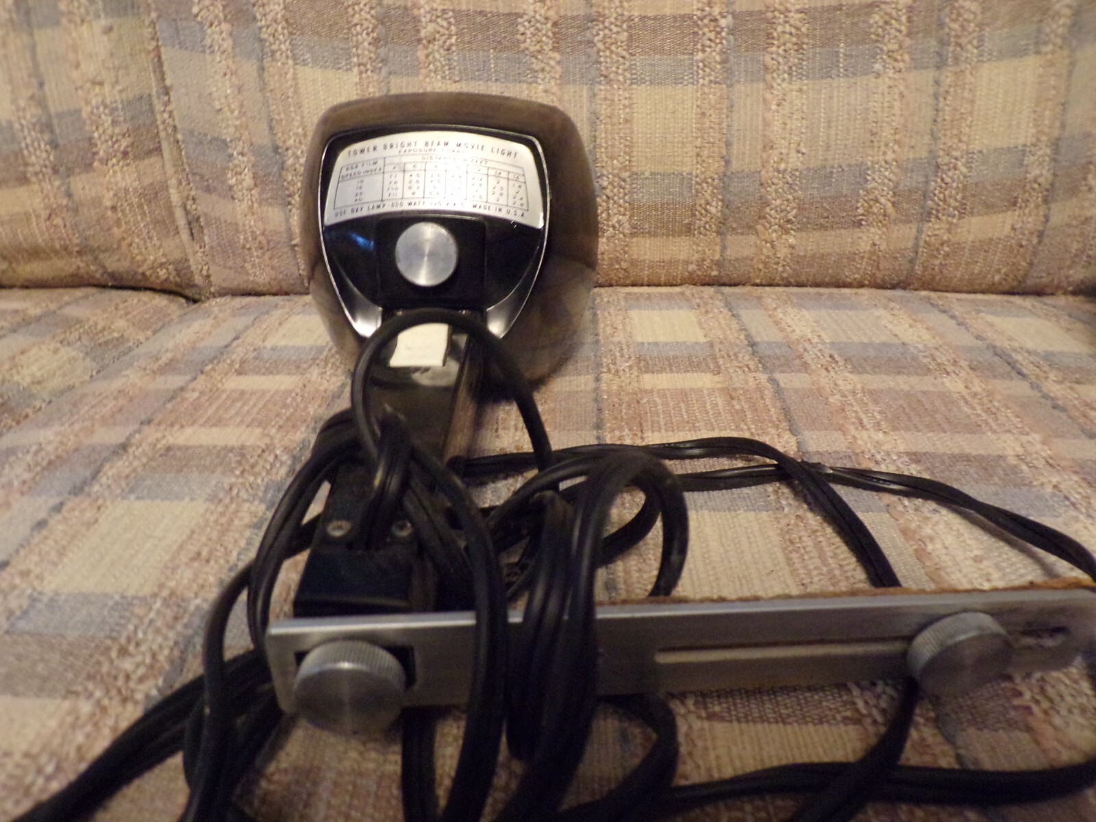 Vintage Tower Bright Beam Movie Camera Light – Works !
