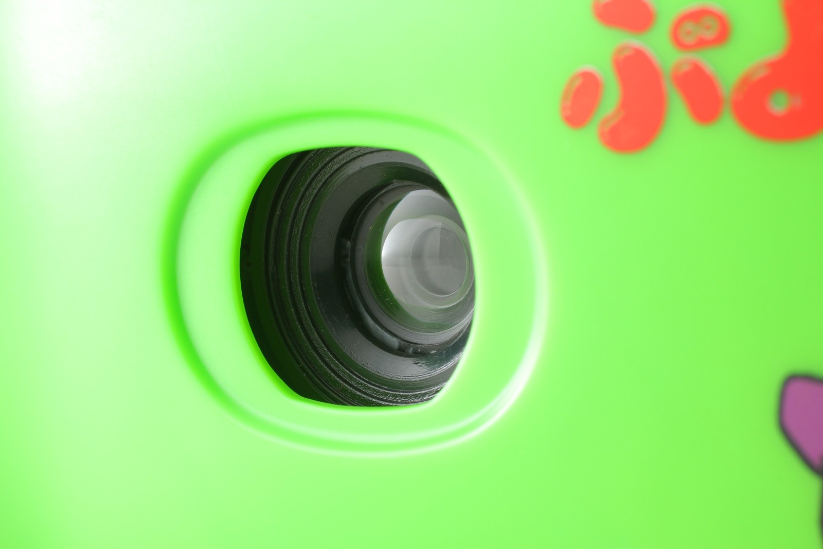 [Exc+5] Japanese Green Puyo Puyo 35mm Film Toy Camera Novelty Gift From JAPAN