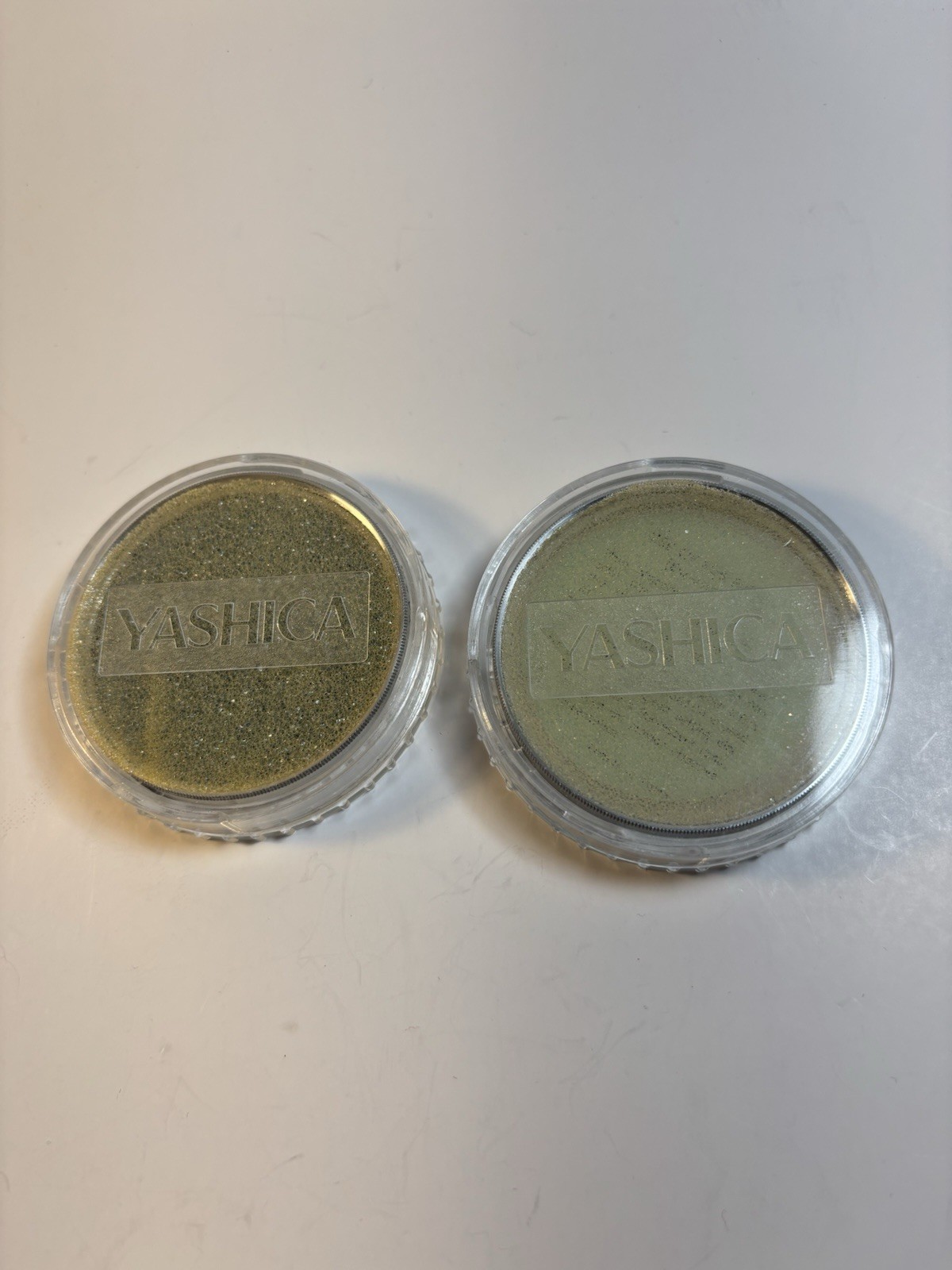 Yashica IA & 80B Blue Lens Filter 55mm Silver Made in Japan Vintage MINT