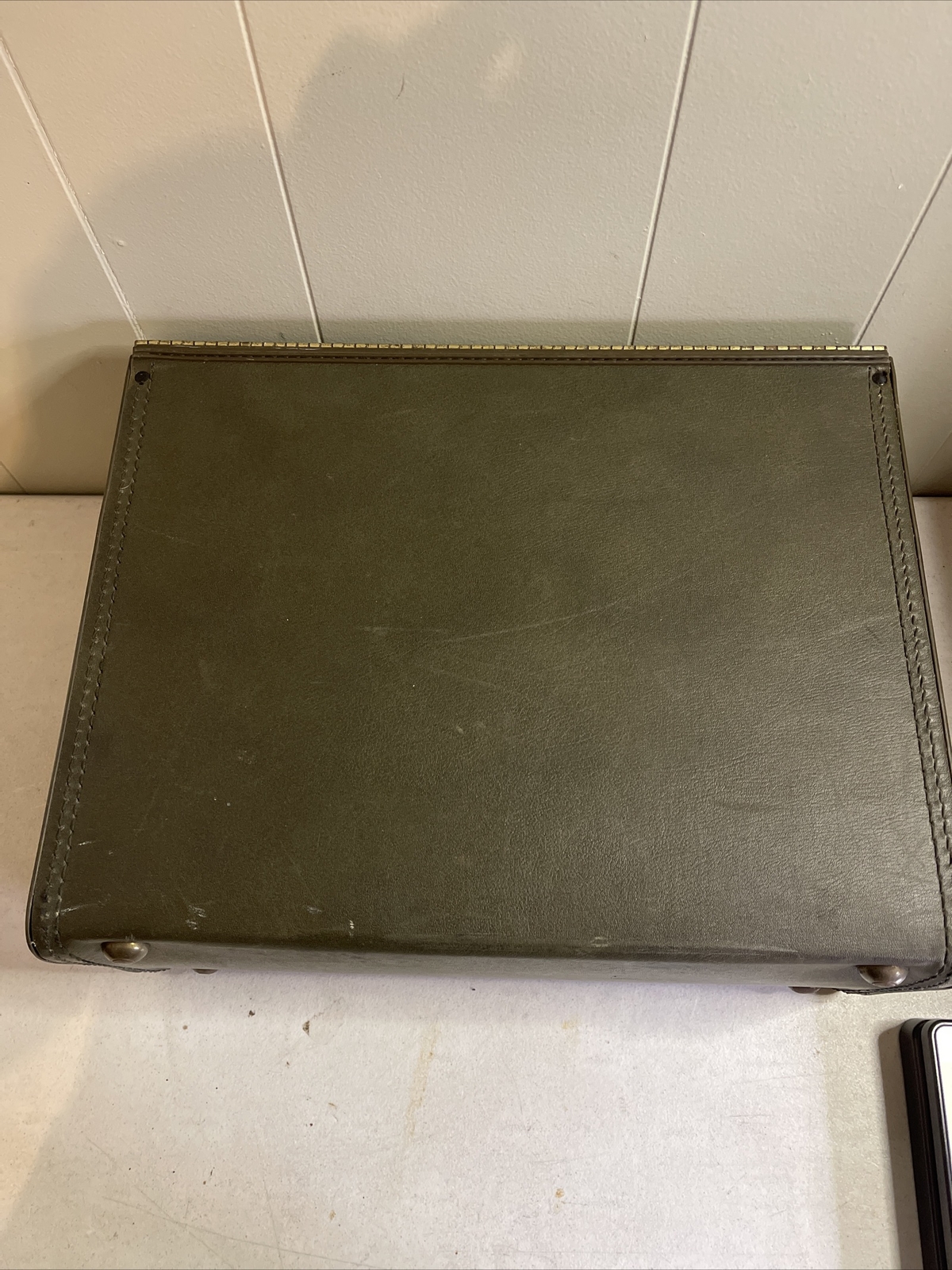Vintage Del MonteSoftone Tufide Faux Leather Vinyl Coated Locking Carrying Case
