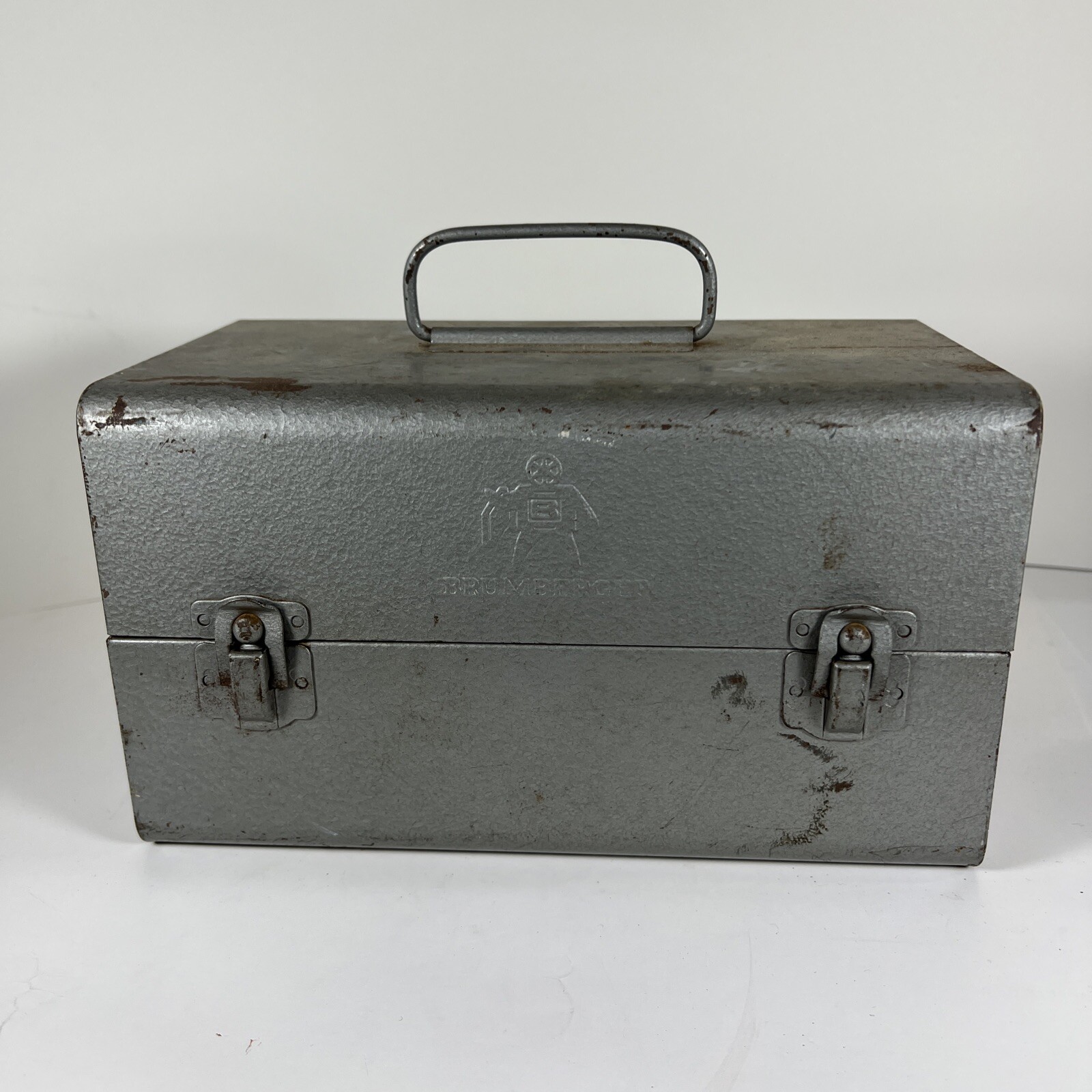 Brumberger Movie Case For 8mm Movies 5″ Canister Tins No Reels Or Film