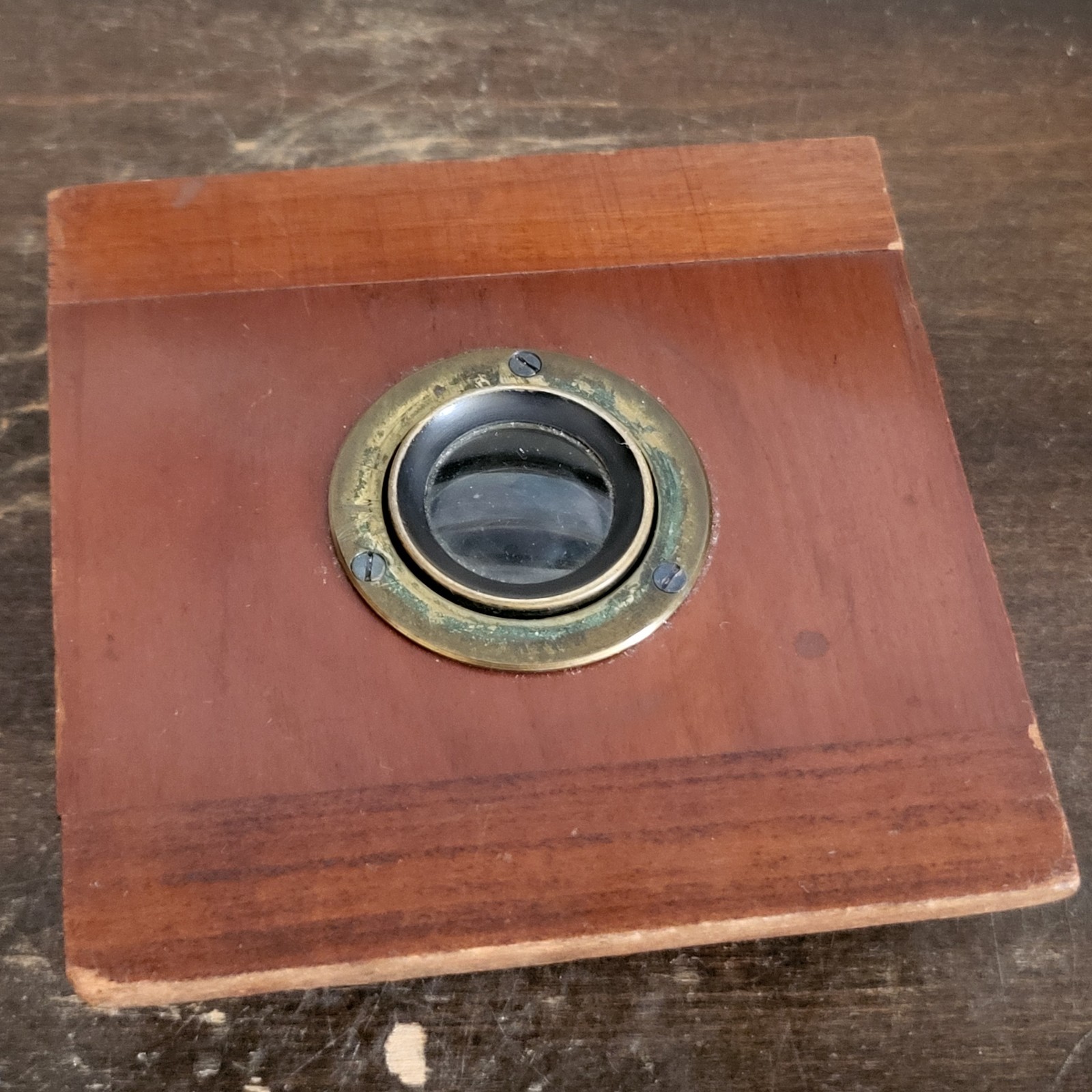 Antique Bausch & Lomb Camera Lens Unicum Brass Pat. Jan 6 1891