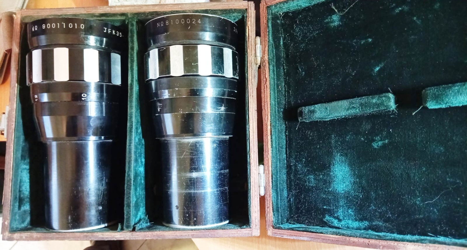 camera Lens ALTEXEN JFK 35 2x china Anamorphic Cinemascope box of couple rare