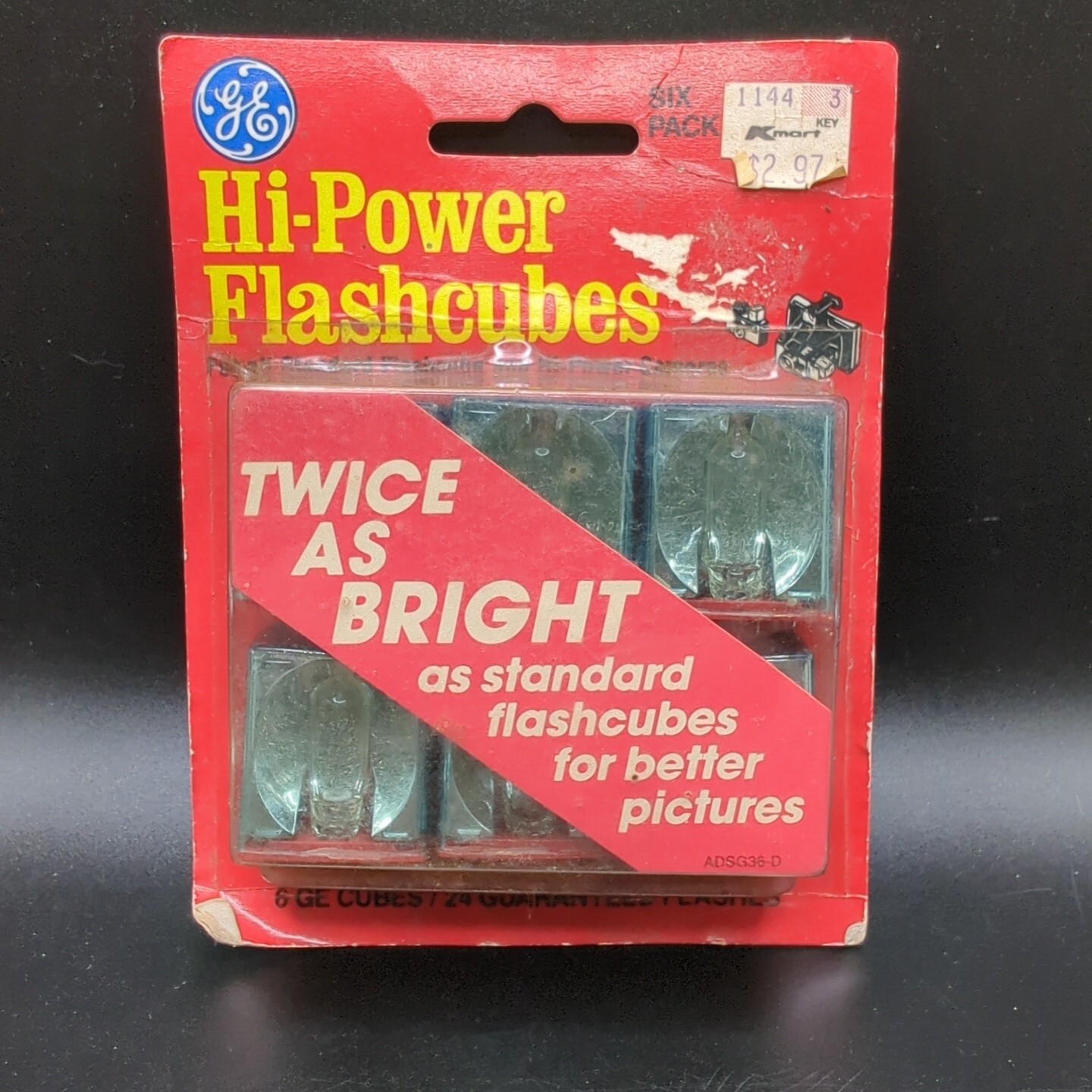 Vintage GE General Electric Flashcubes Flash Cubes 6-Pack Hi-Power NEW Sealed