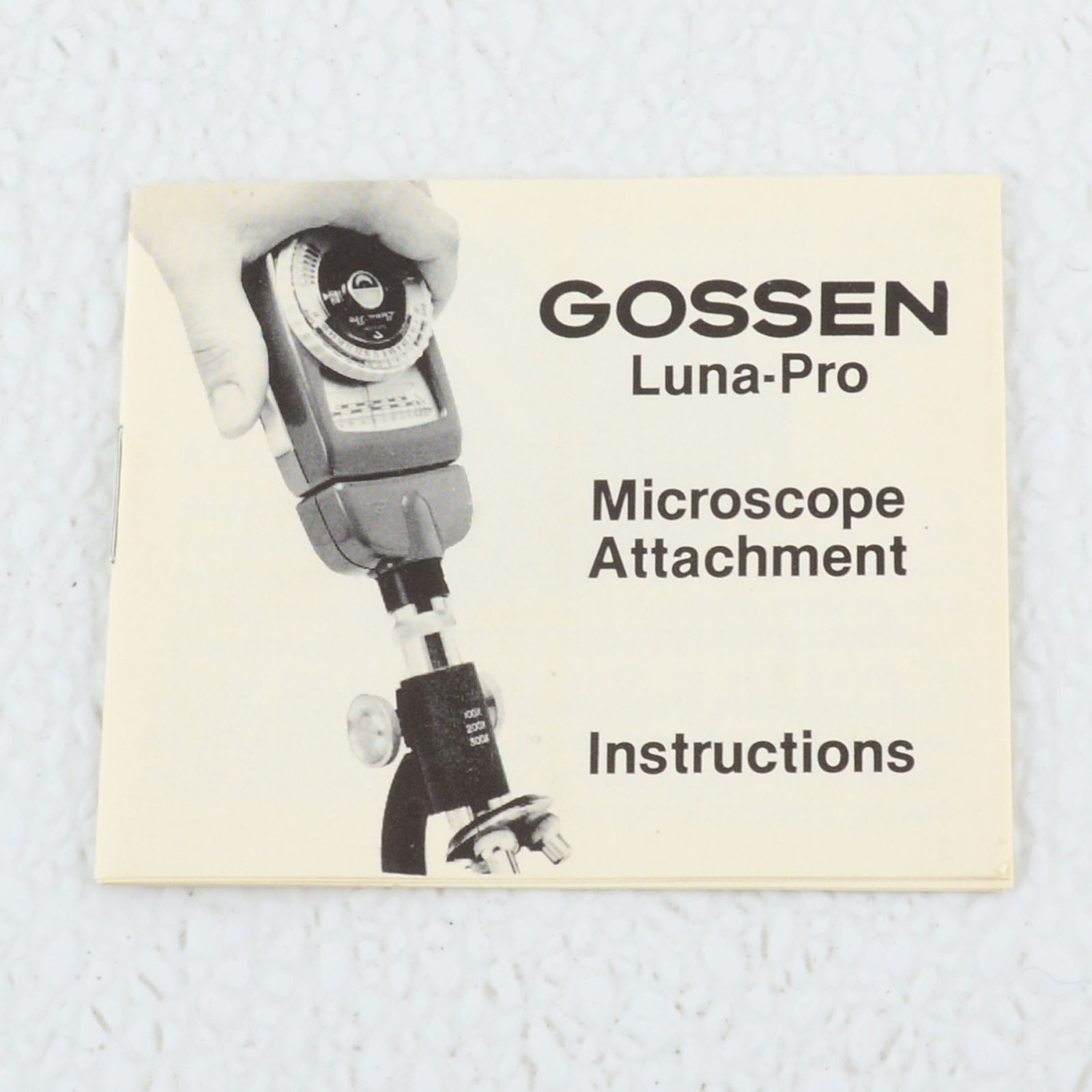 Gossen Microscope Attachment for Luna-Pro & Luna-Pro sbc Meters – NOS Boxed