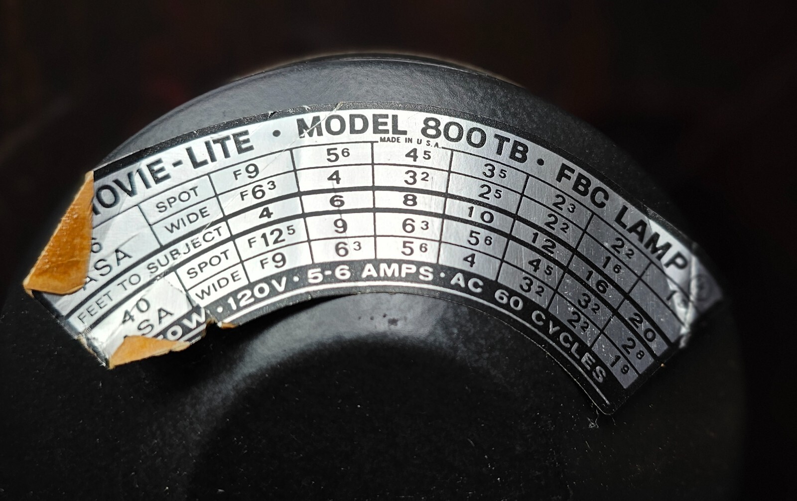 Kenco Vintage Movie Light with Twin Beams (Flood & Spot)