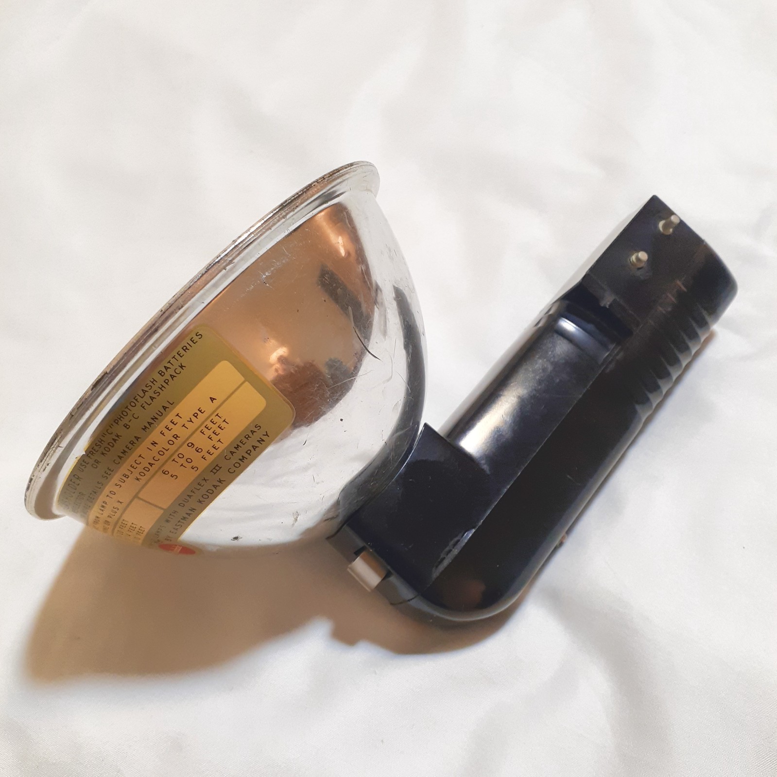 Kodak Kodalite Flasholder With Lumaclad Reflector & Kodalite M-40 Flasholder