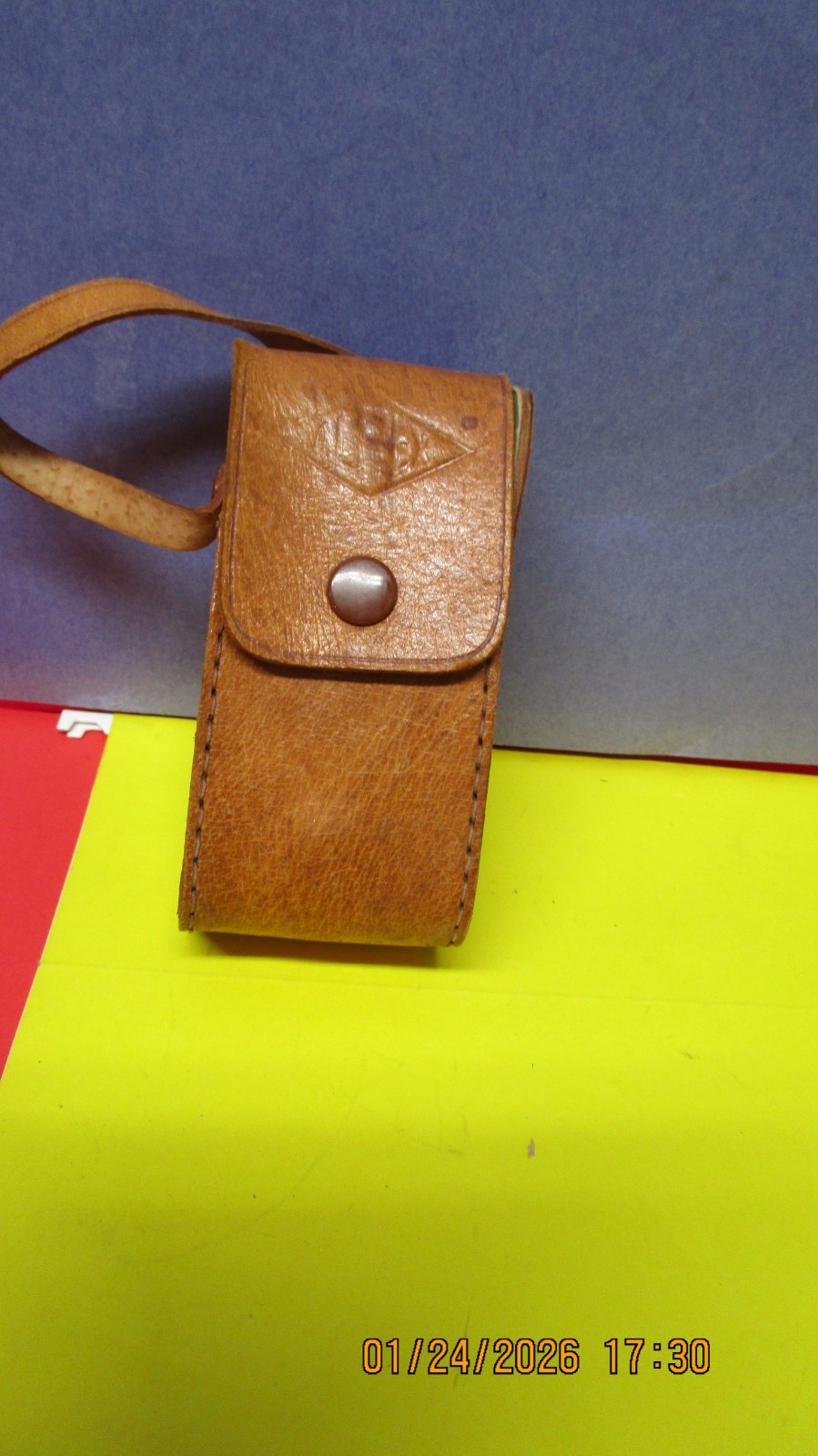 Vintage ALPEX Deluxe Four Way Flash Attachment With Leather Case Photo Camera
