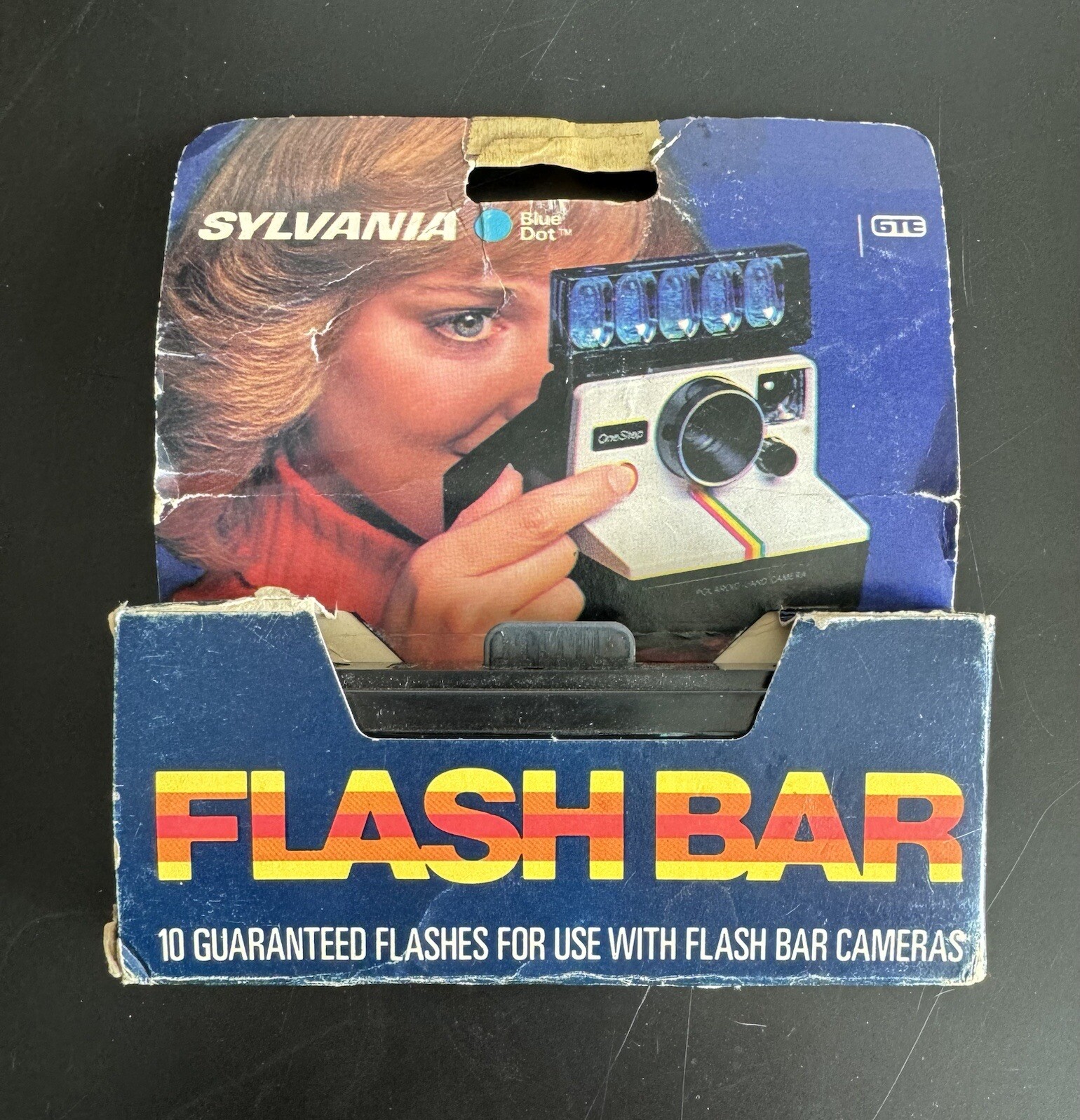 Vintage GTE Sylvania Blue Dot Flash Bar 10 Flashes New In Box