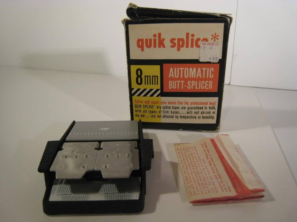 VTG 1959 Hudson 8MM Dry Film Butt Splicer Automatic NEW