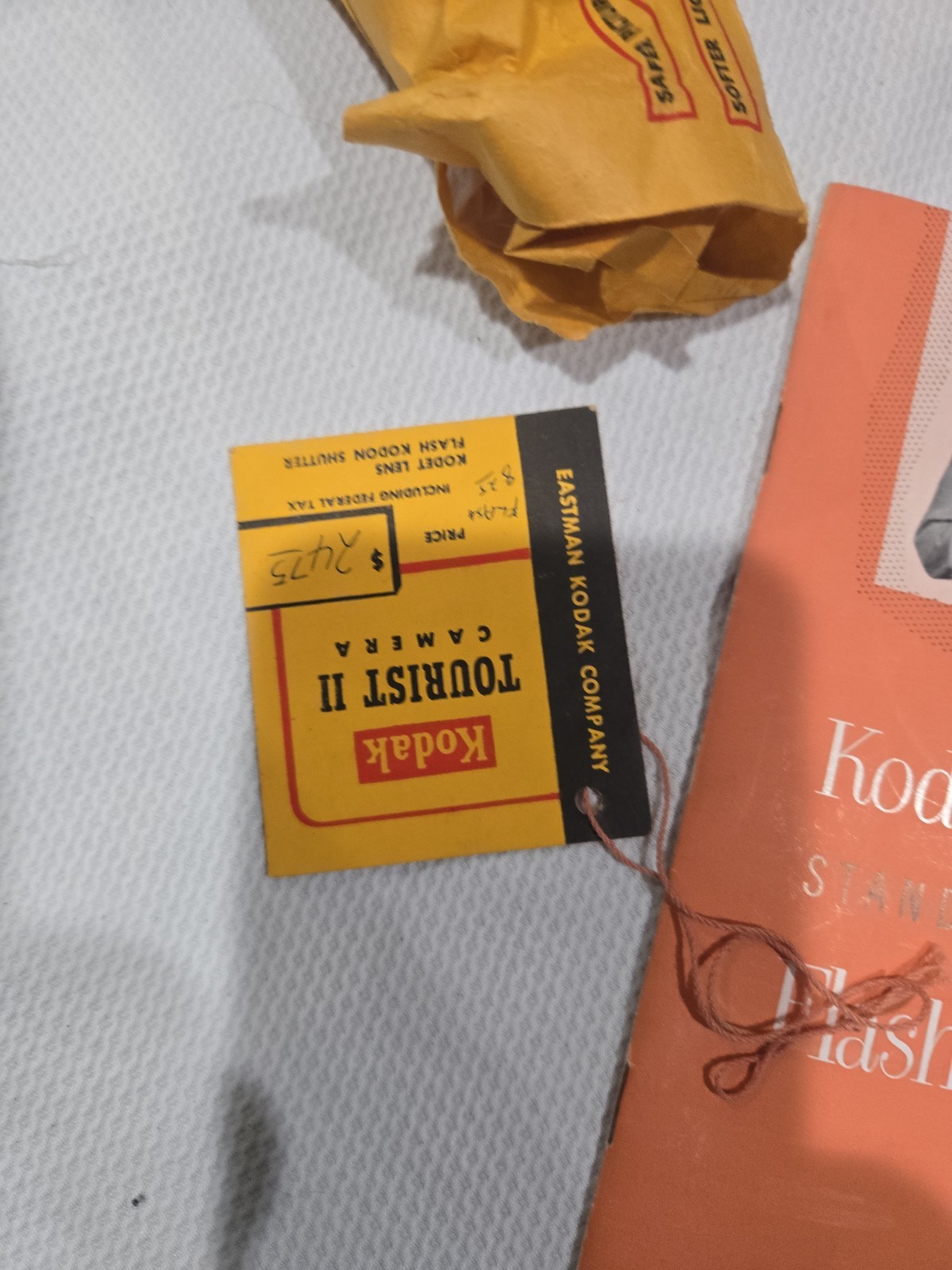 Vintage Kodak Standard Flasholder w/ Lumaclad Reflector Box & Manual