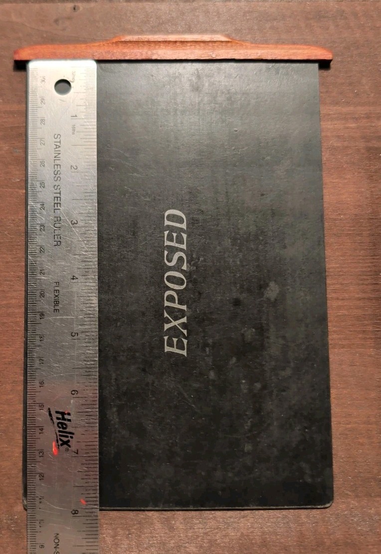 2 Antique 5×7 Camera Film Holder EXPOSED slides