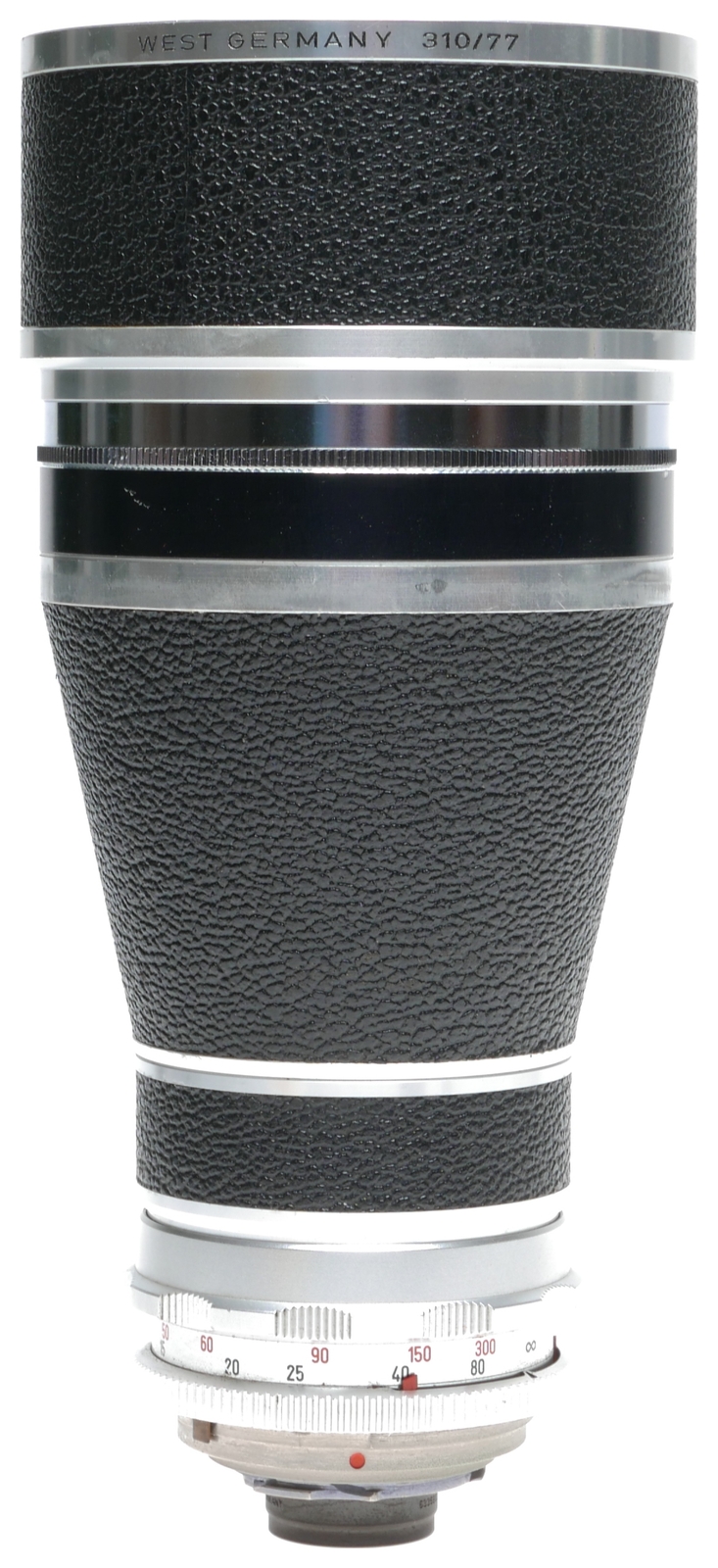 Voigtlander Super-Dynarex 1:4/200 Tele Lens 317/77 Filter 310/77 Hood