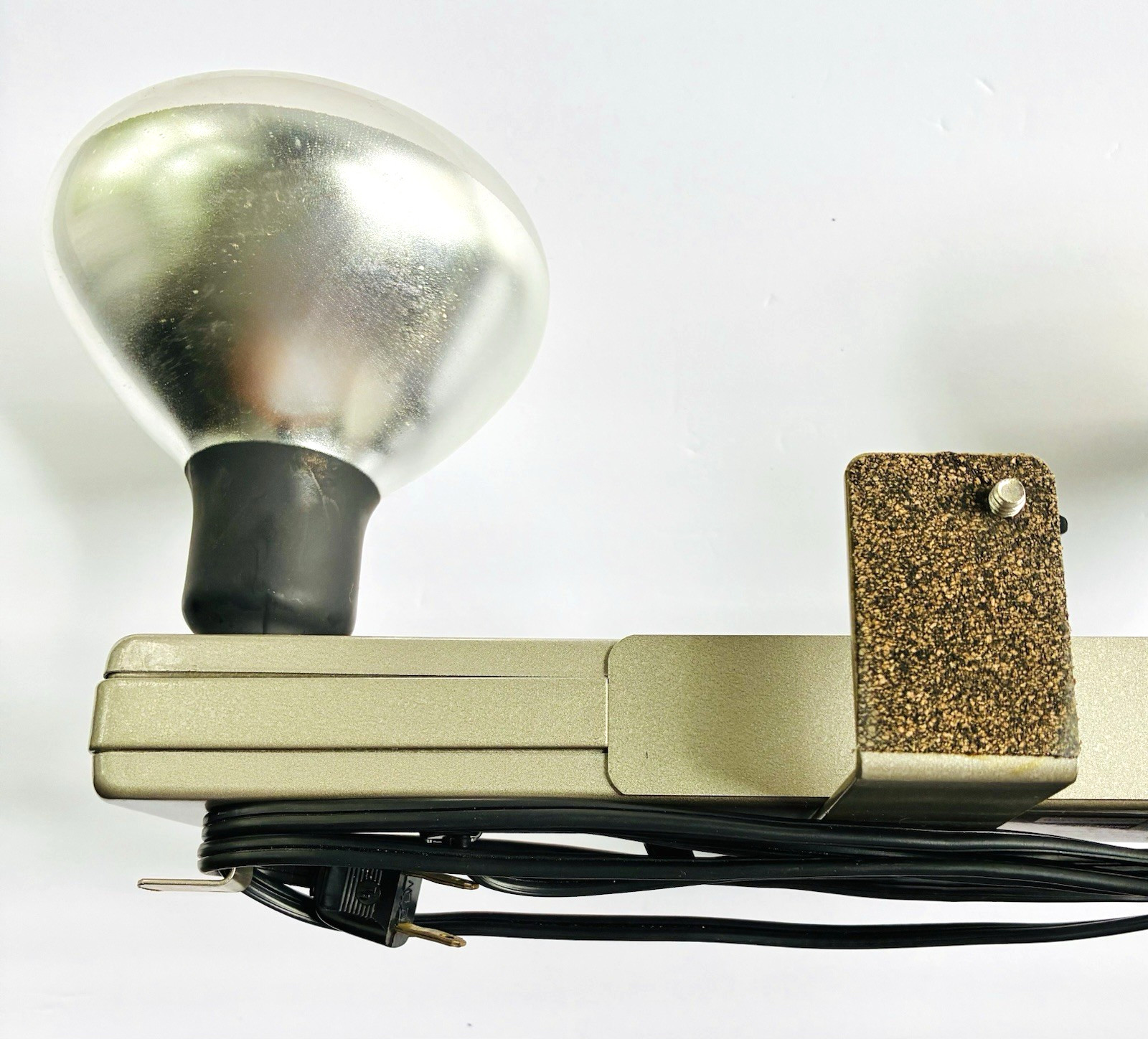 Vintage Bell & Howell Light Bar Lamp Filming Movies Video with Bulbs & Box Works