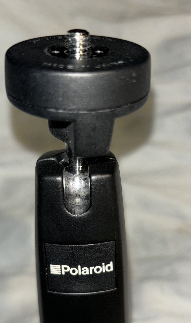 REDUCED Vintage Polaroid Folding All Metal Tabletop Tripod w/Ball Head