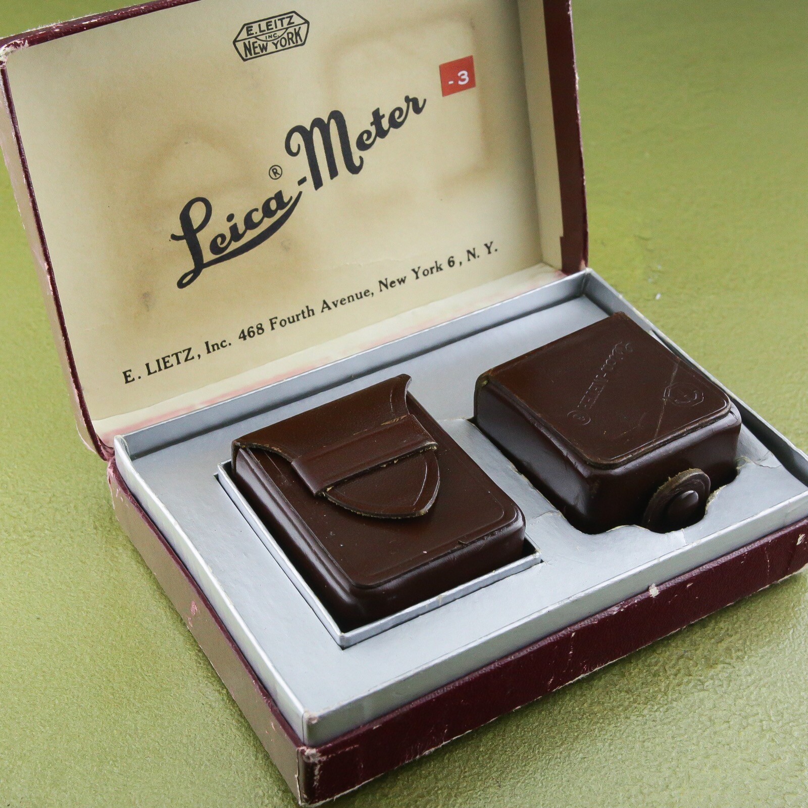 vintage LEICAMETER – 3, E. Leitz New York, light meter Metraphot LEICA ☆☆