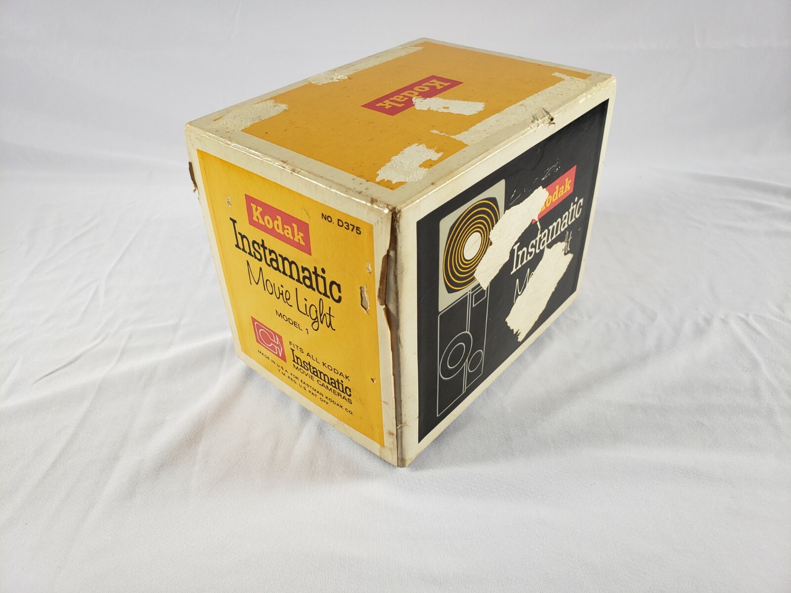 Kodak Instamatic Movie Light Model 1 No. D375 tested and works!