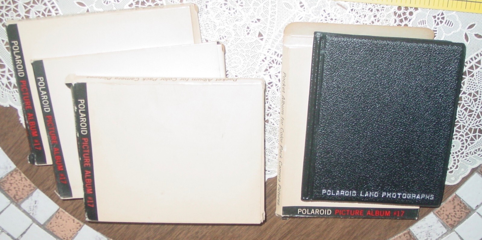 4 Vintage Polaroid Print Pocket Picture Albums #17 Instant Camera Photos NOS Lot