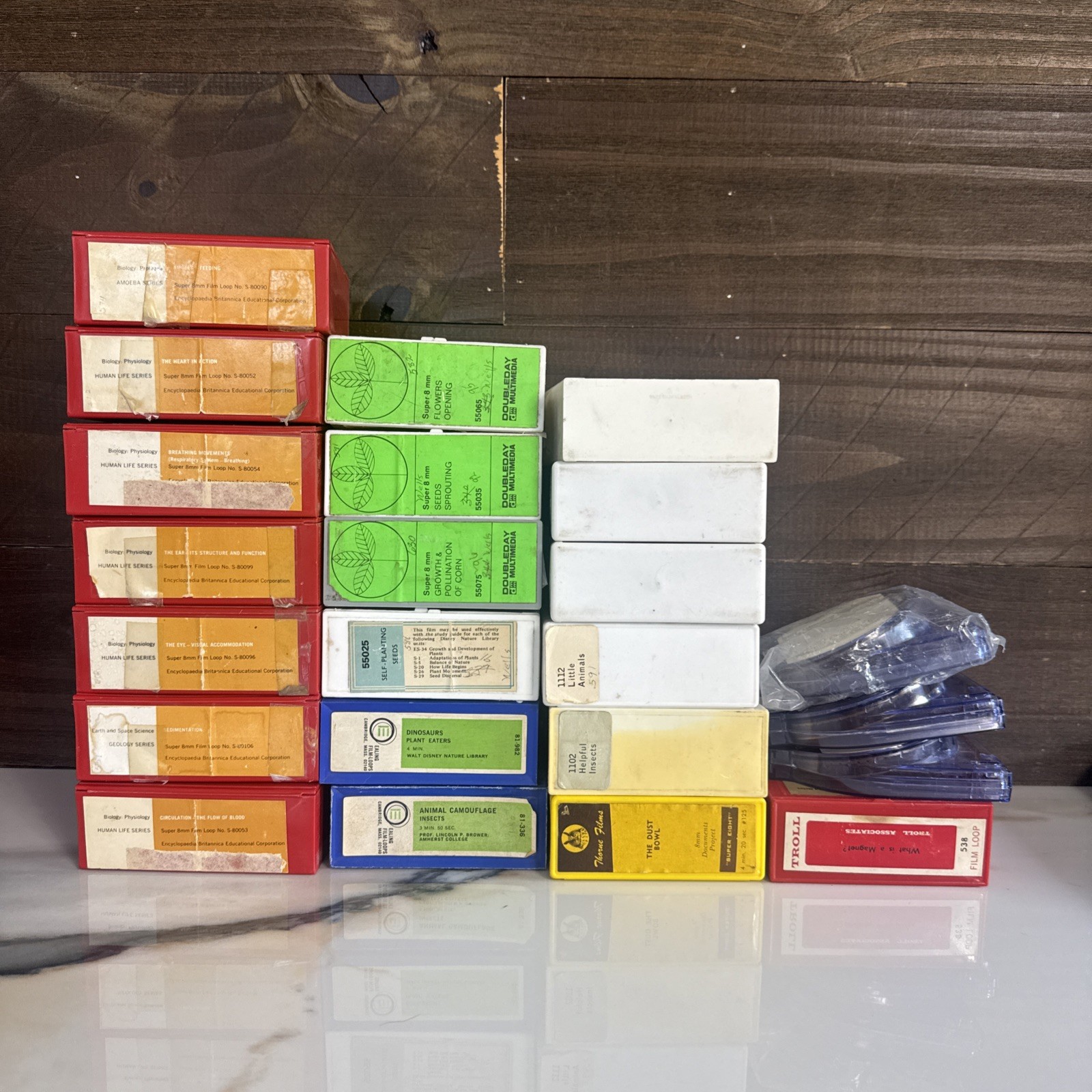 VTG Medical Science Educational Super 8/ 8mm Film Loop Cartridges Mixed Brand