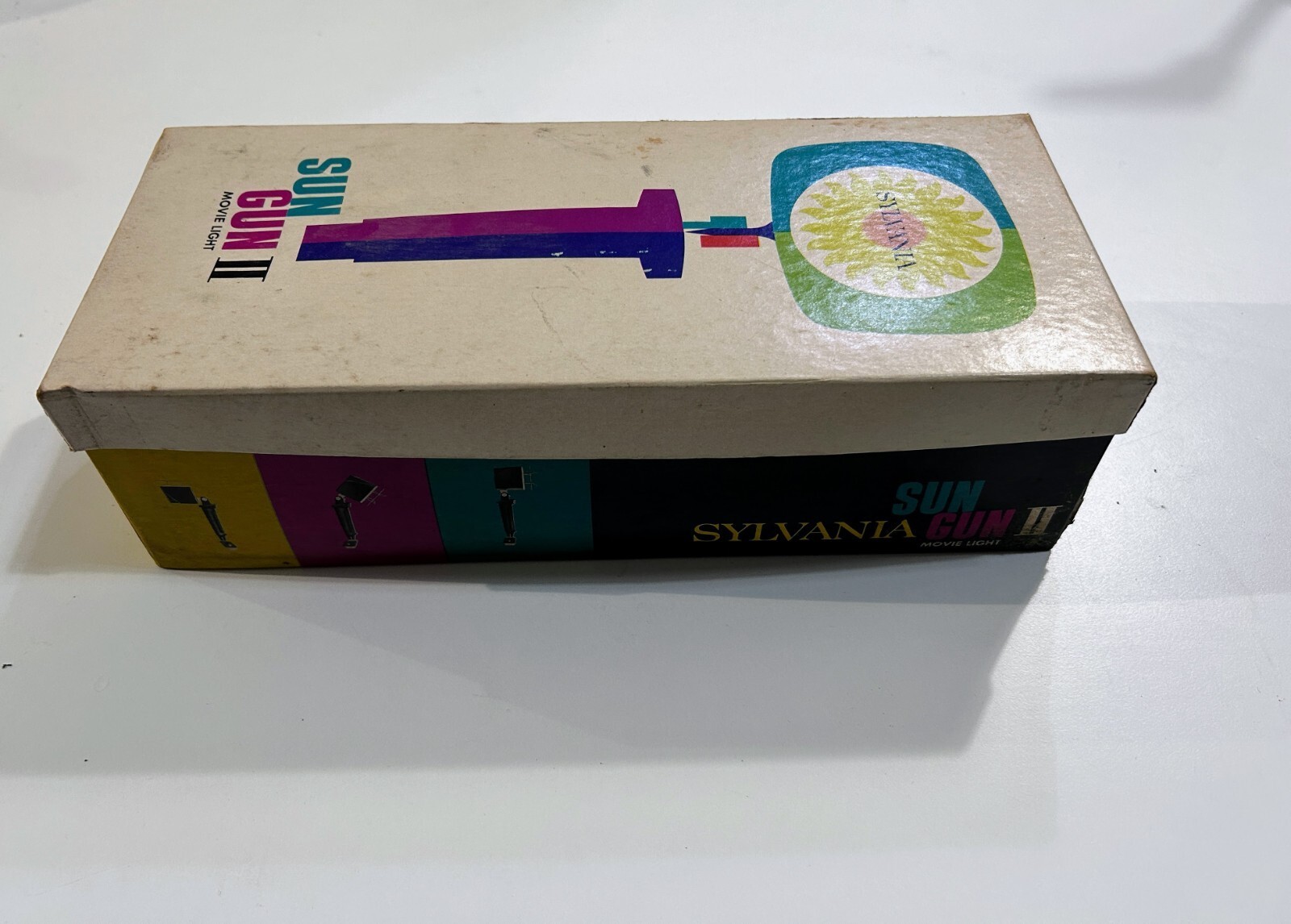 SUN GUN II 2 MOVIE LIGHT Sylvania SG-55 vintage with box