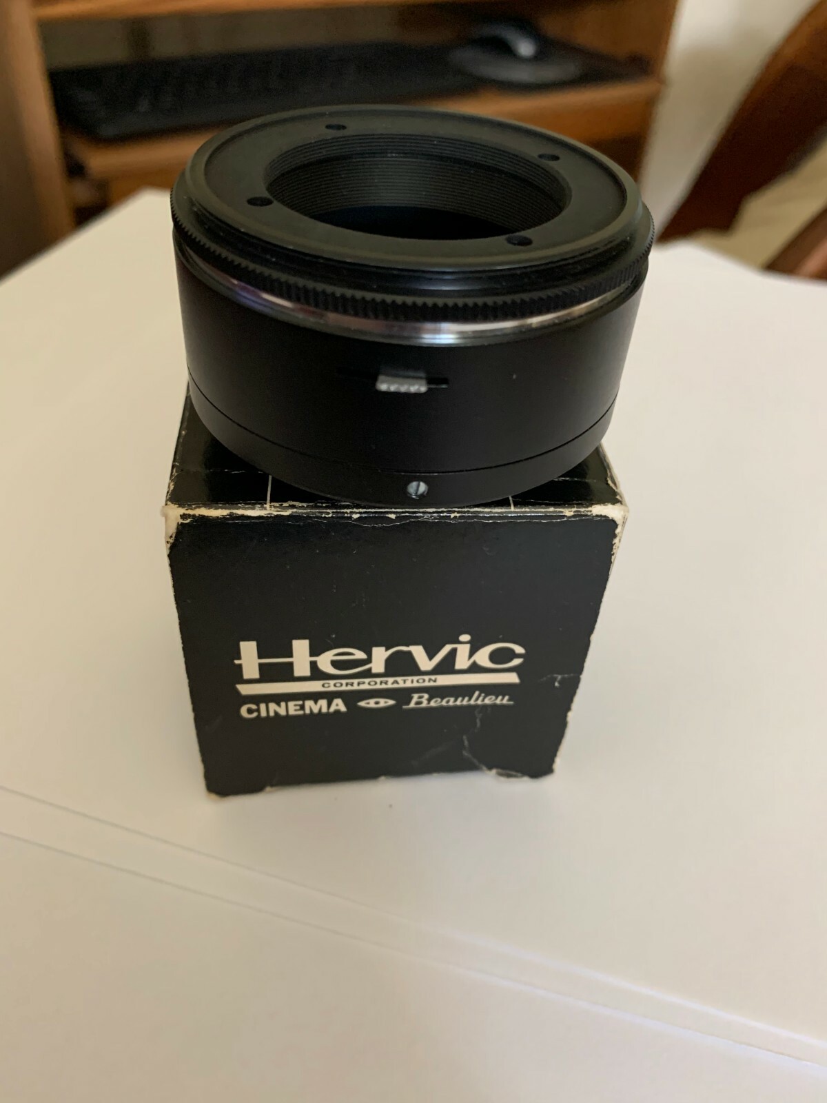 Minolta Adapter to “C” Mount – Box marked “Hervic, Beaulieu, 01-918