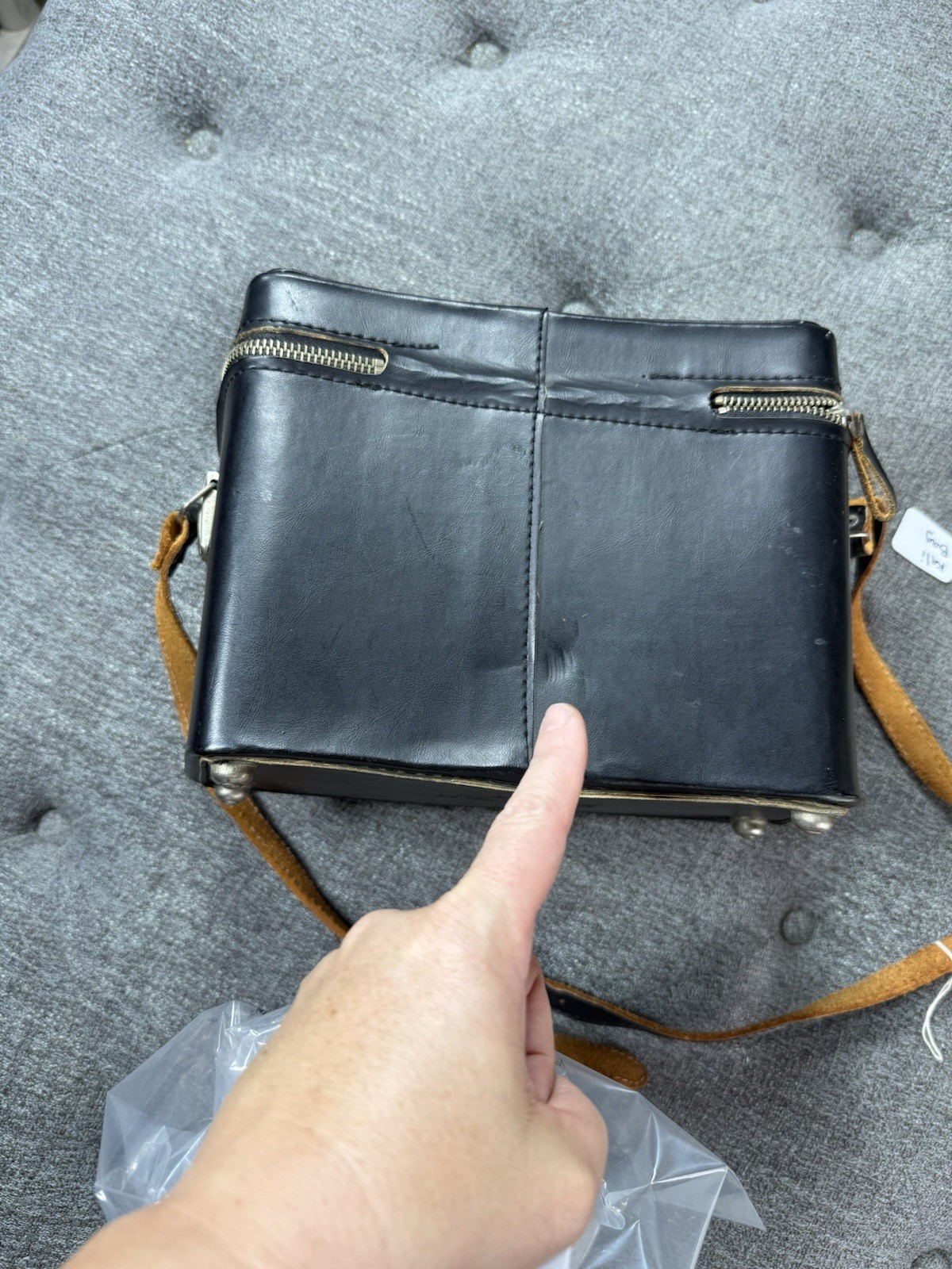 Rare Vintage Kali Bag Retro Film Camera Leather Case Bag Japan