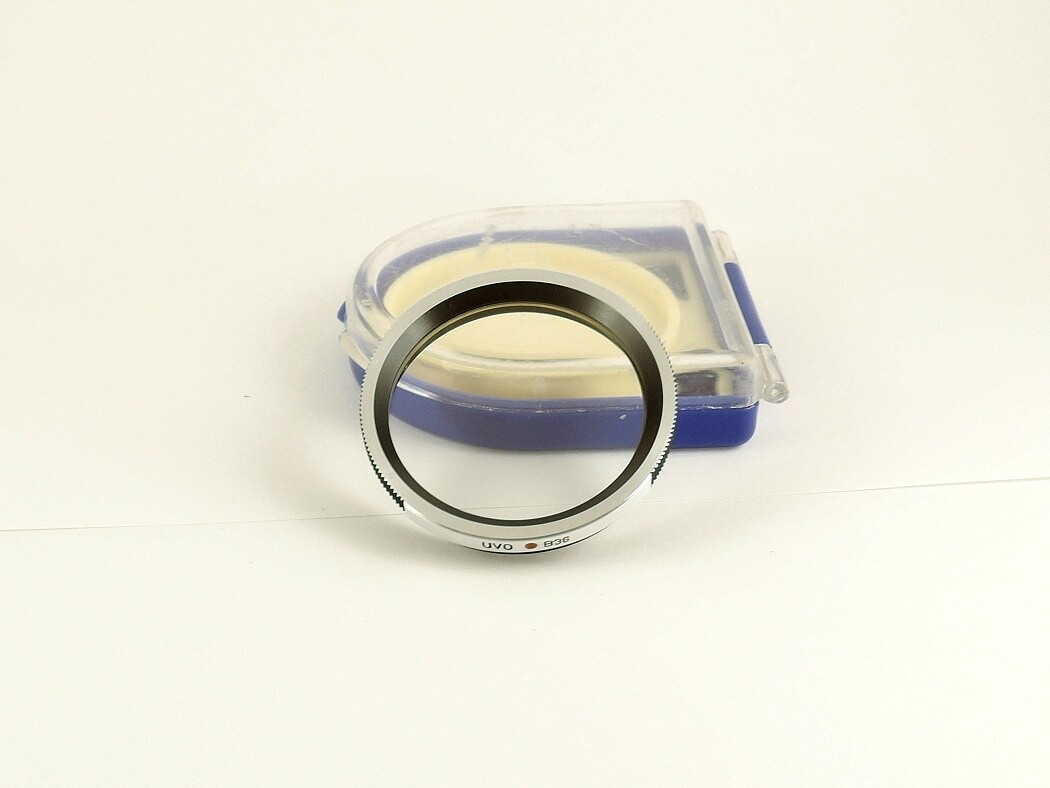 Flexaret UVO B36 Filter Meopta Accessories Bayonet +Right Blue Box Used