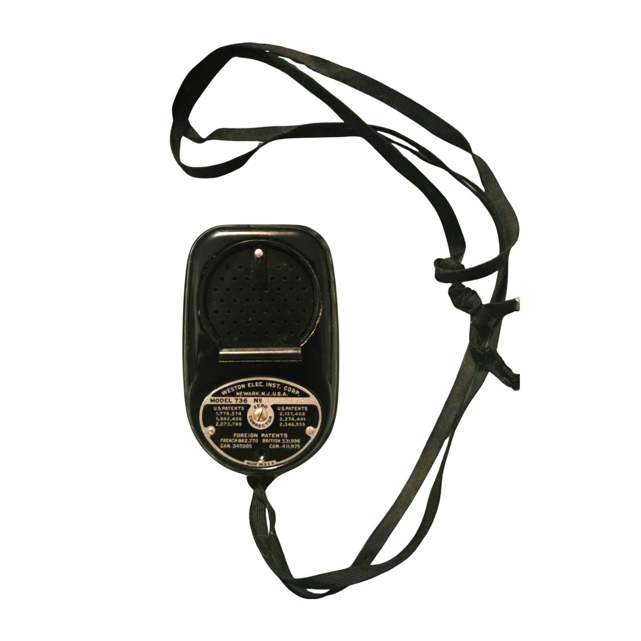 Weston Master II Cine Exposure Meter Black Vintage Selenium Powered Classic