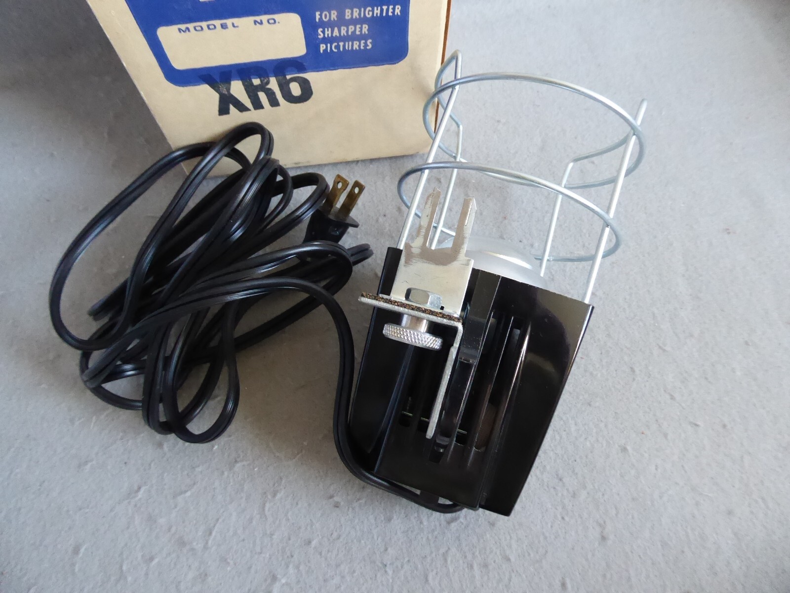 HARWOOD XR6 QUARTZ BROMINE XL MOVIE VIDEO CAMERA LIGHT LITE VINTAGE WORKING