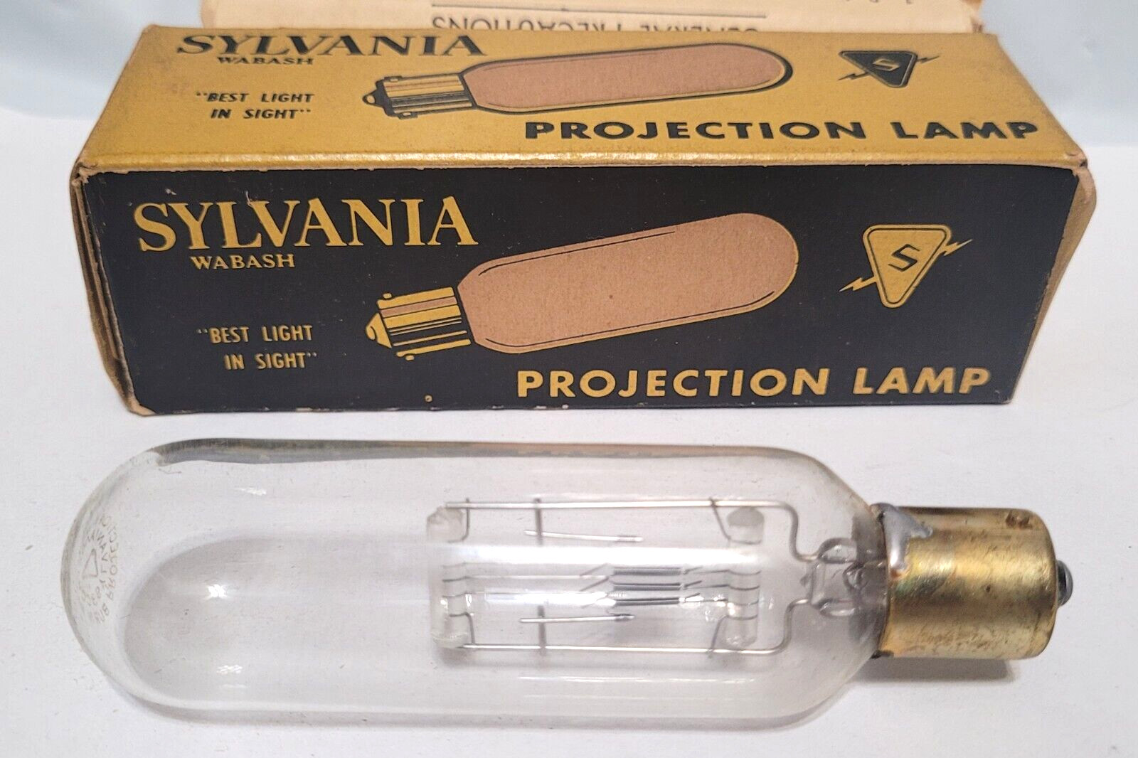 Vintage Sylvania Wabash Projection Lamp, 300 Watts 120 Volts New in Box !!