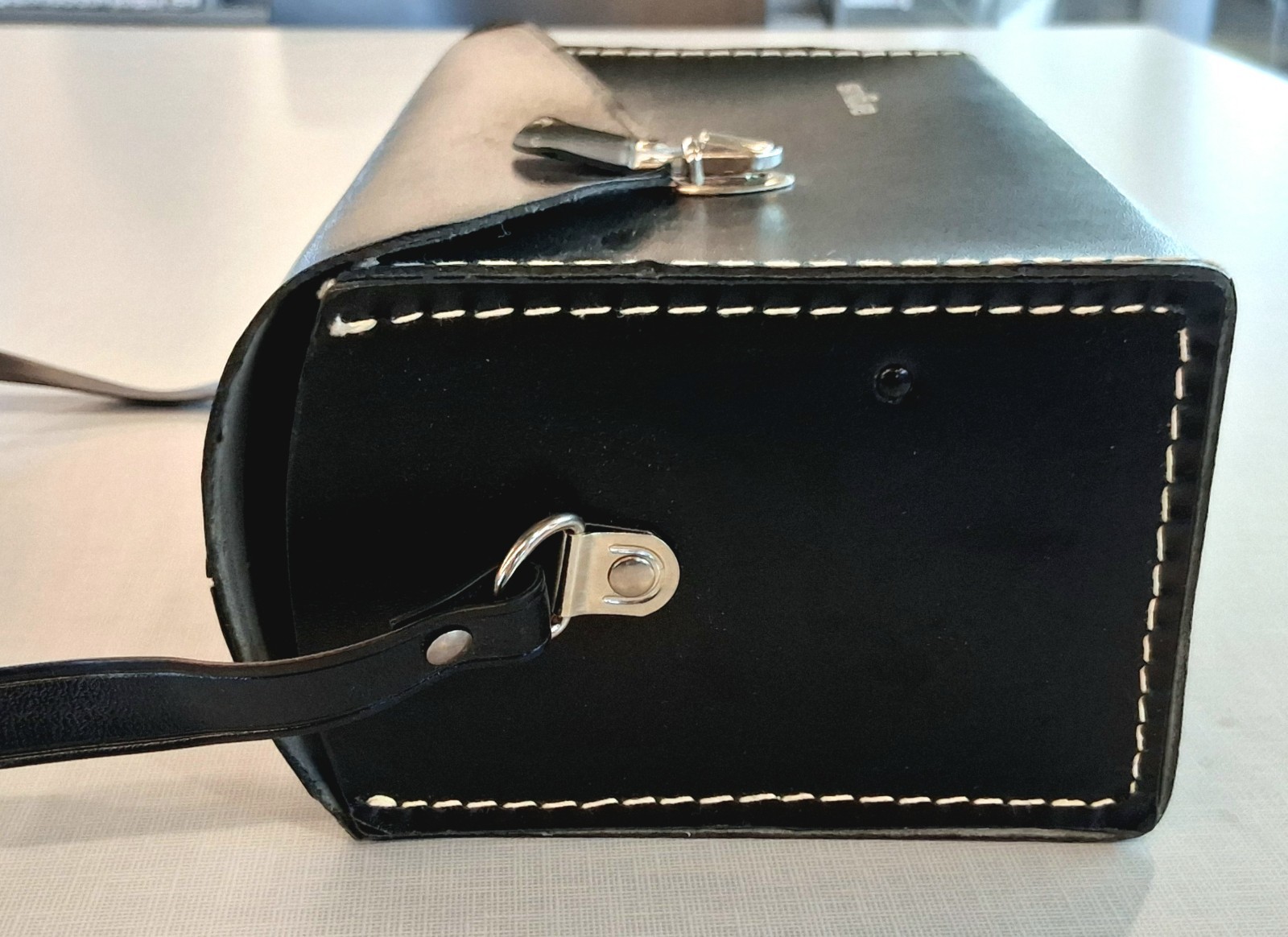 Vintage ARGUS Black Camera Hard Case With Strap Fits Super 8 Movie Camera 1965